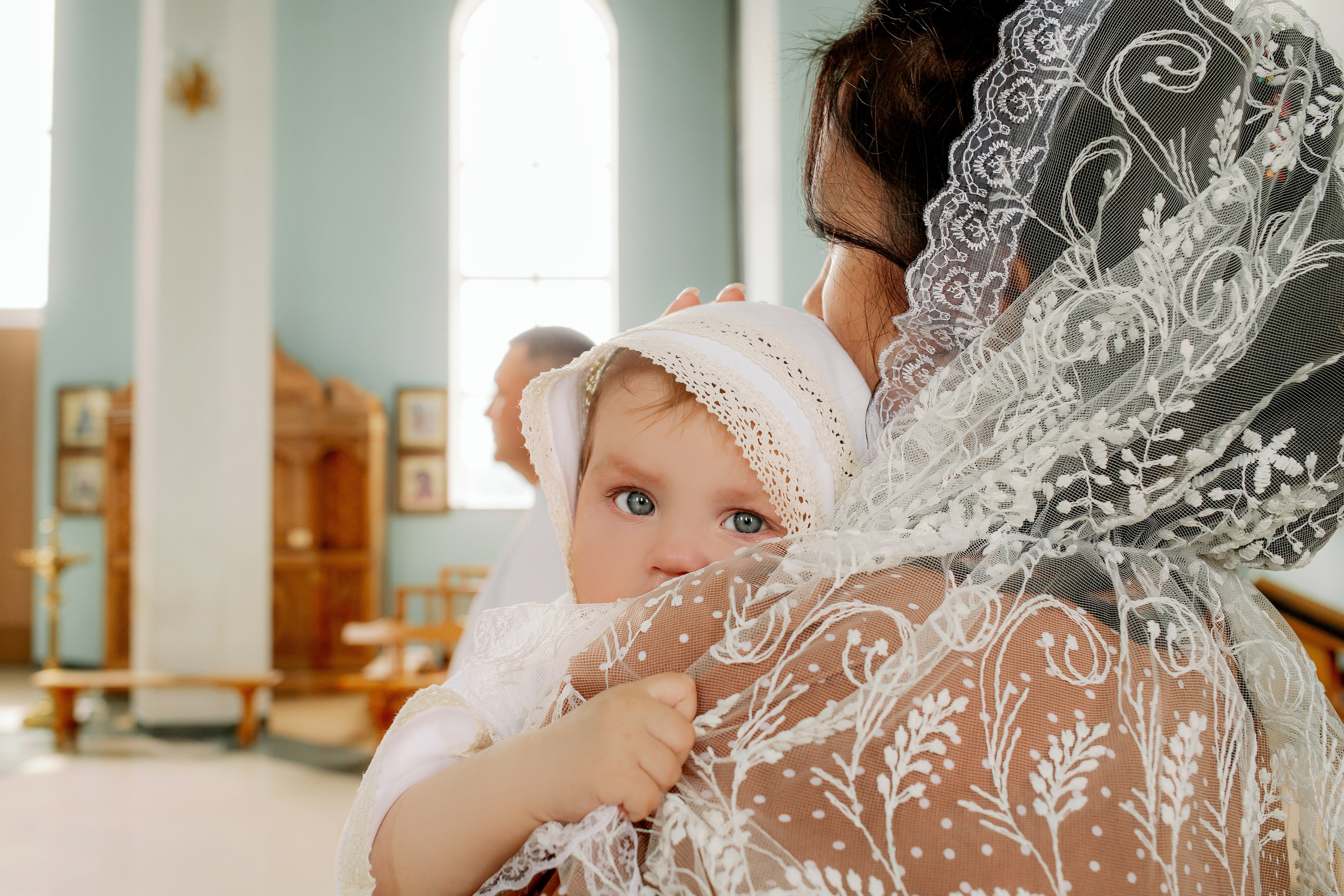 Крещение. Город Гулькевичи. Свято-Троицкий Храм. Свадебный фотограф Кропоткин Краснодар