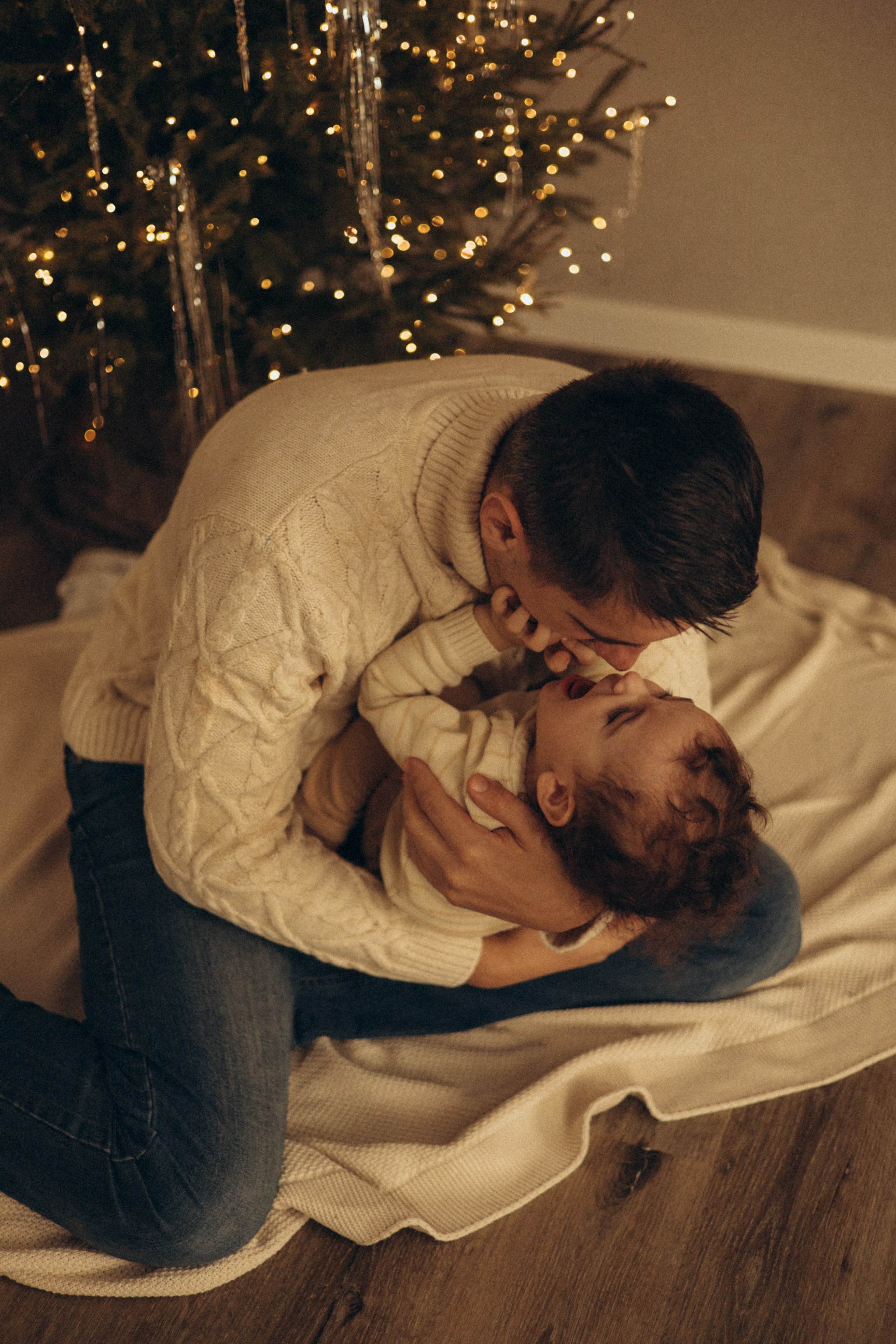 Новогодняя домашняя история. Семейный и детский фотограф в Ярославле Виктория Макаренко