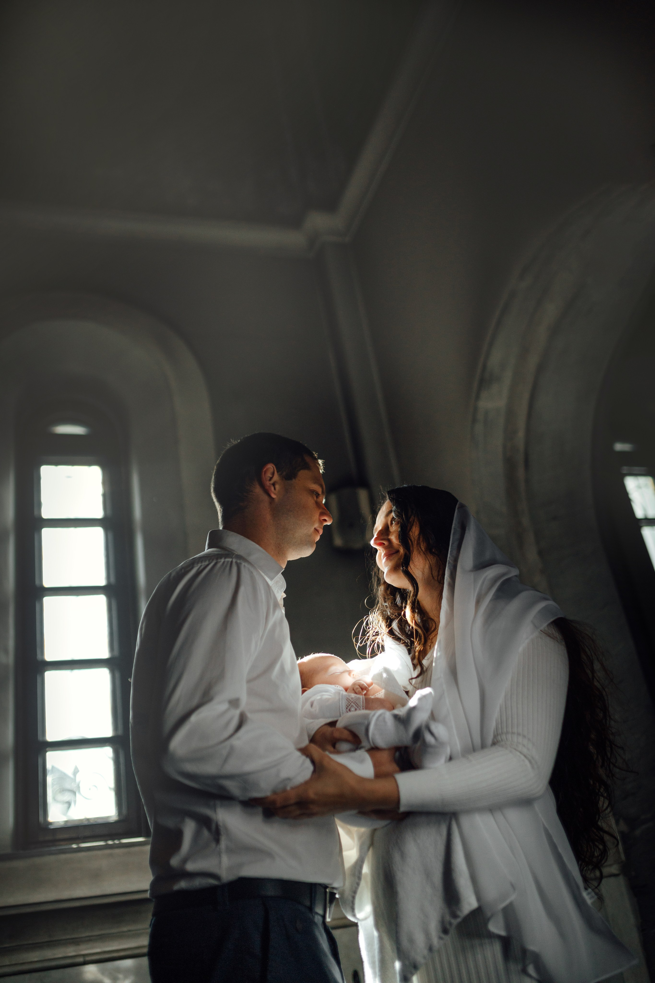 Крещение Тимура храм иконы Всех Скорбящих Радость, октябрь 2024