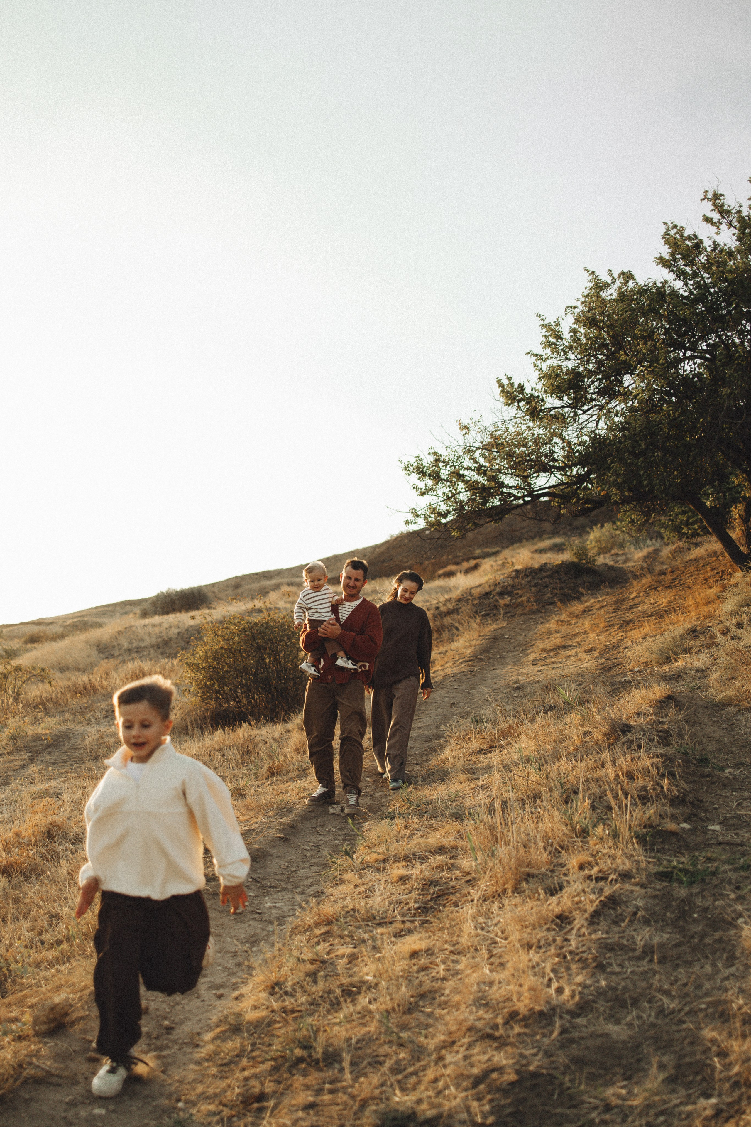 Семейная история, закат в Мержаново. Семейный и детский фотограф, таганрог, ростов-на-дону