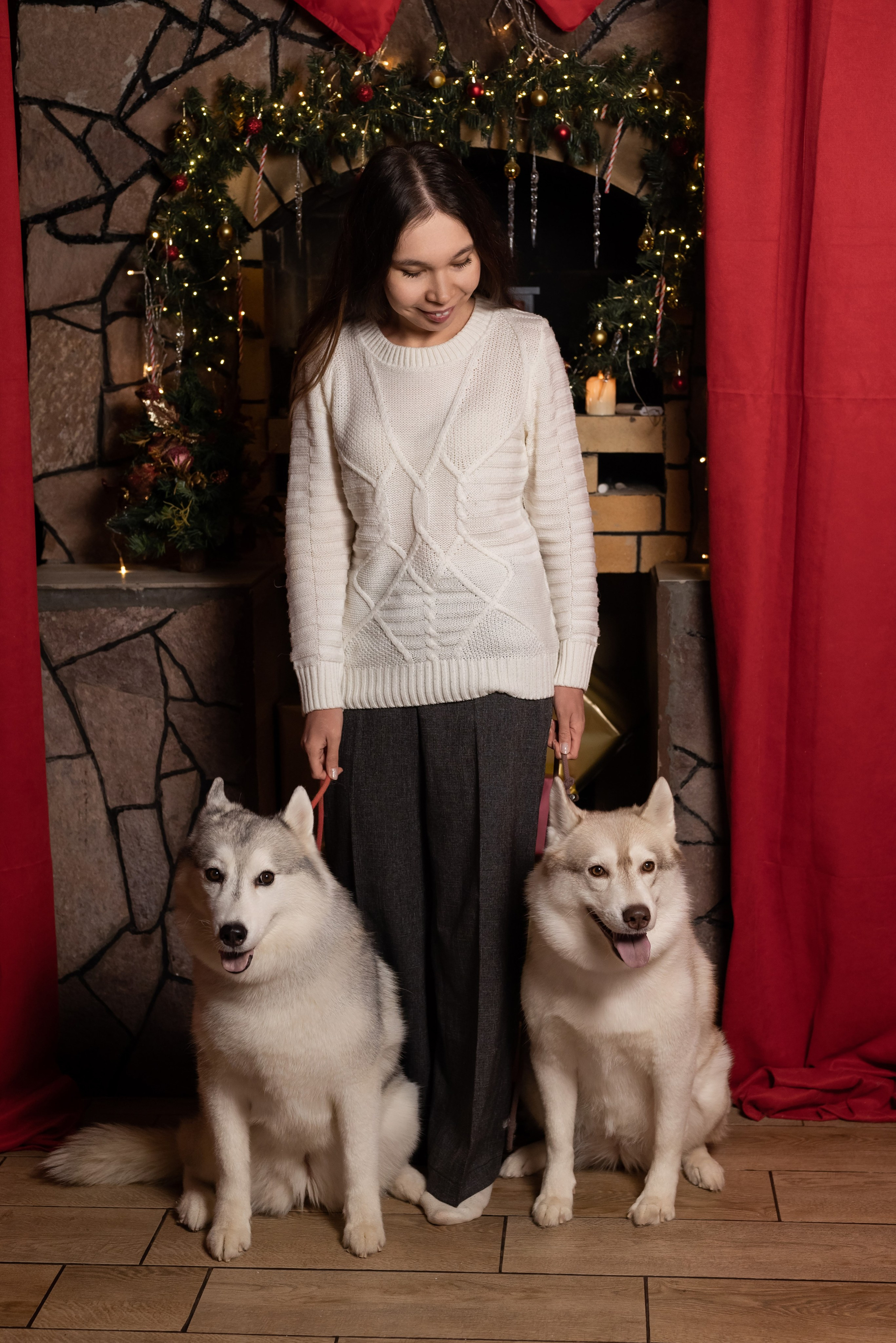 Фотопроект с хаски в частном доме. Фотограф в городе Салават