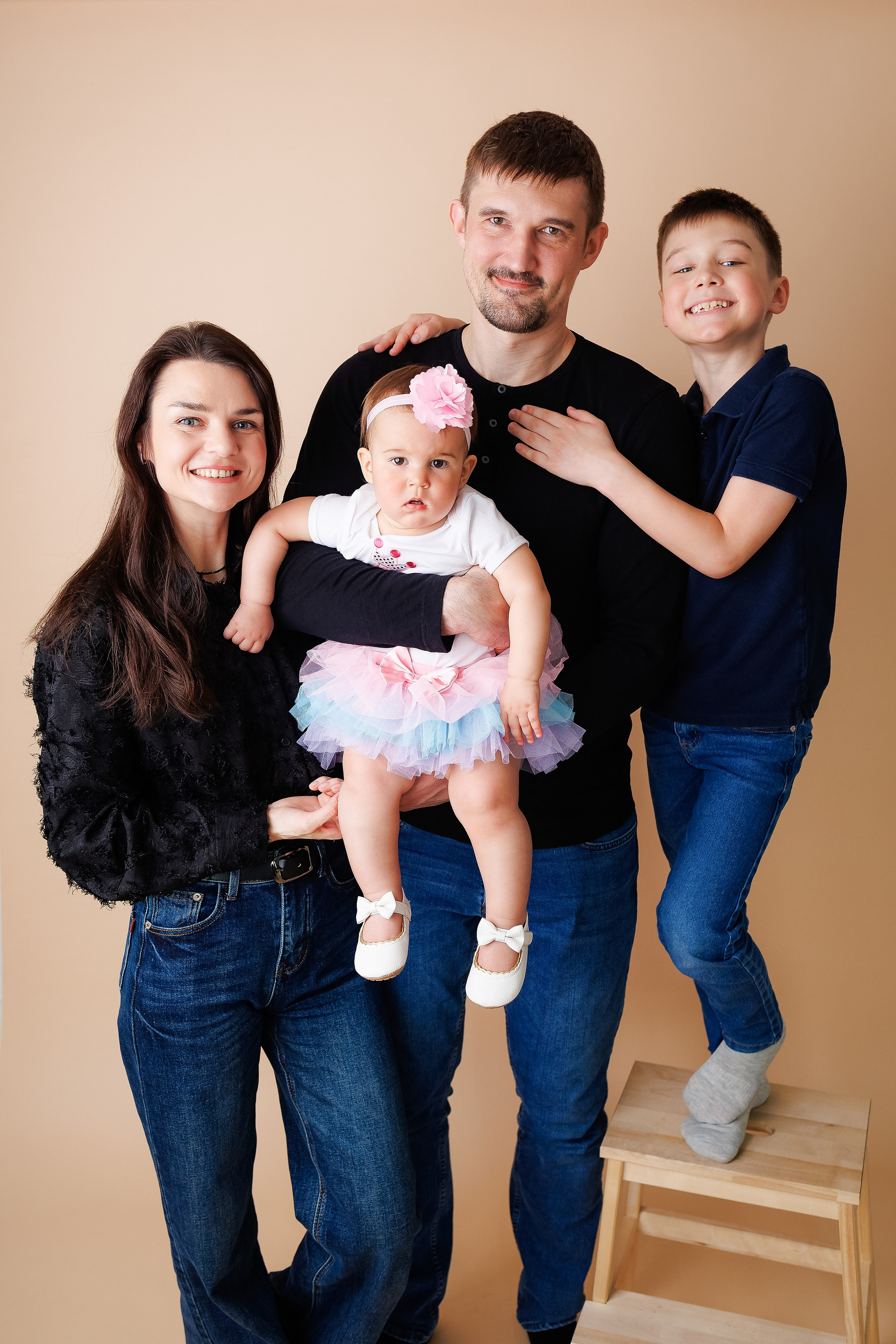 Полине 1 годик. Фотограф новорожденный малышей Новосибирск