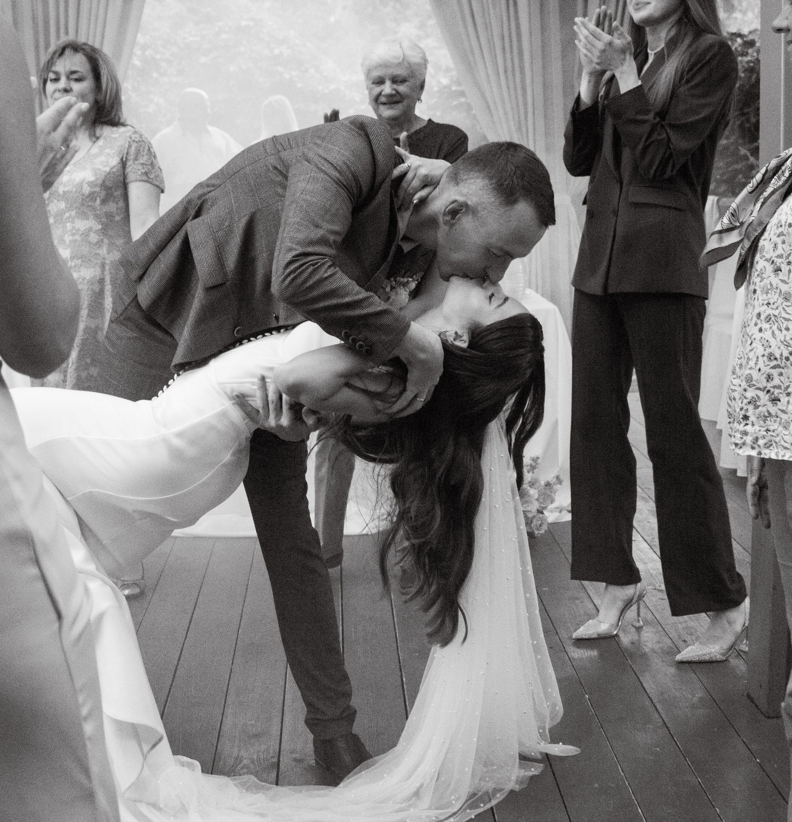 Summer wedding in the Gorky Park. Свадебный фотограф в Москве и Петербурге Анастасия Лосева