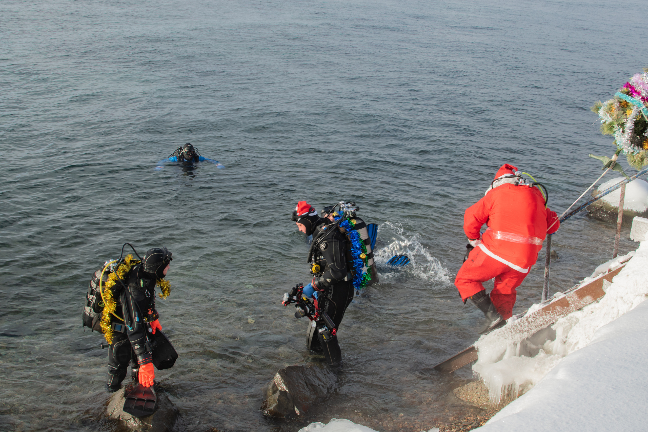 Новый год с дайверами Клуба «Аква-Эко». Фотограф в Иркутске Николай Александров