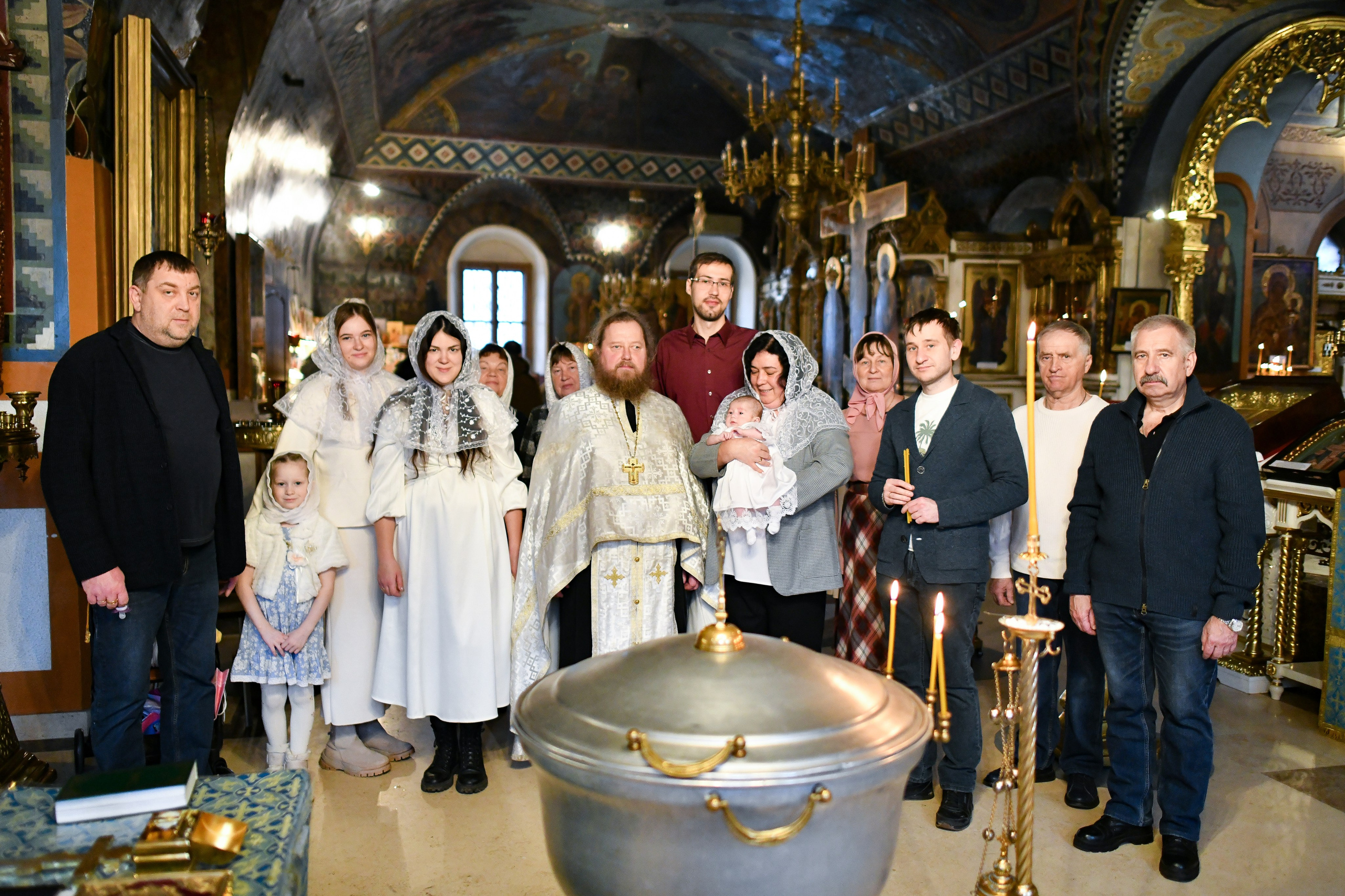 Крещение Серафимы. Церковь Петра и Павла на Яузе. Фотограф Крещения и Венчания в Москве и МО