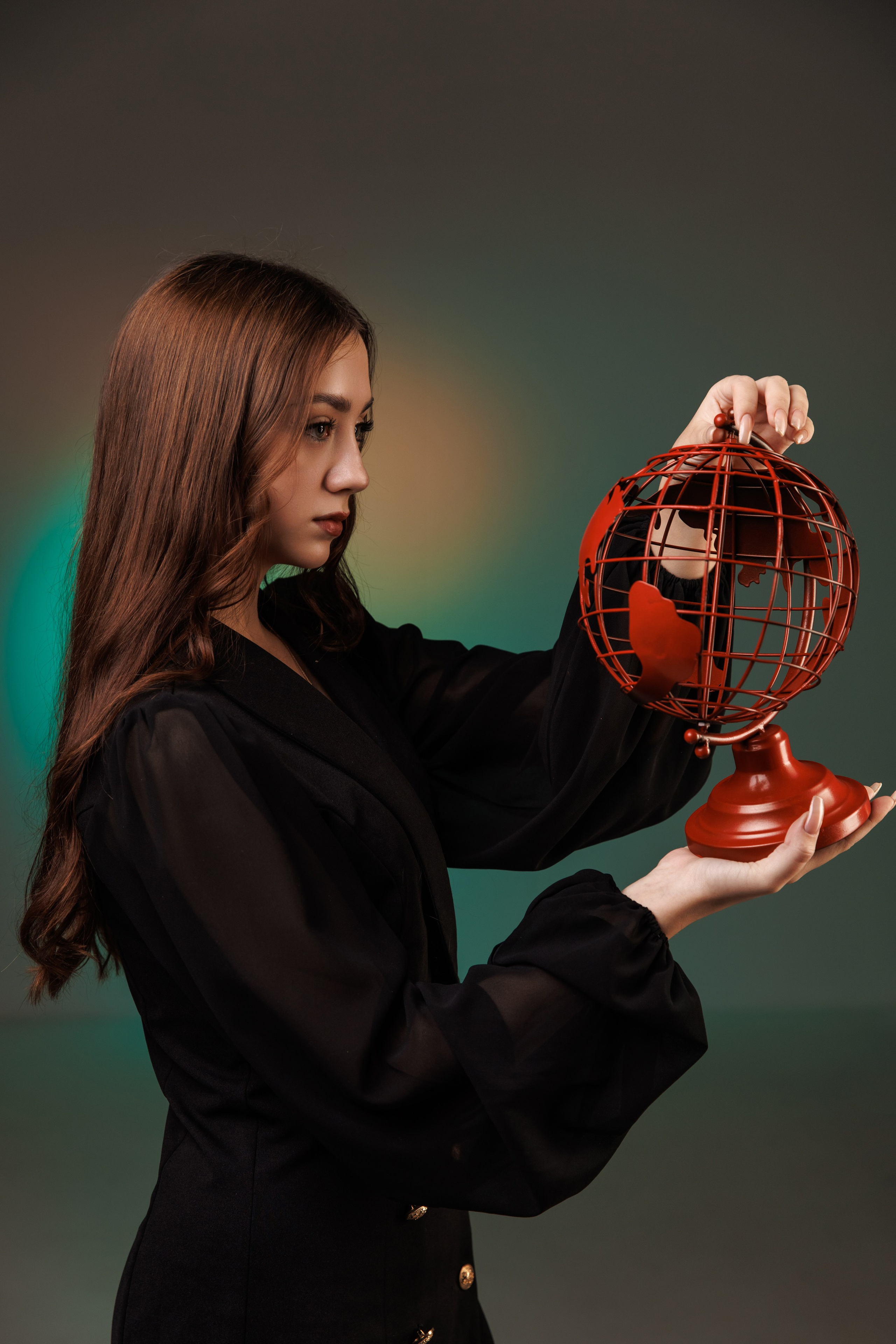 Фотосессия с цветным светом. Выпускные альбомы Евгении Виноградовой г. Липецк