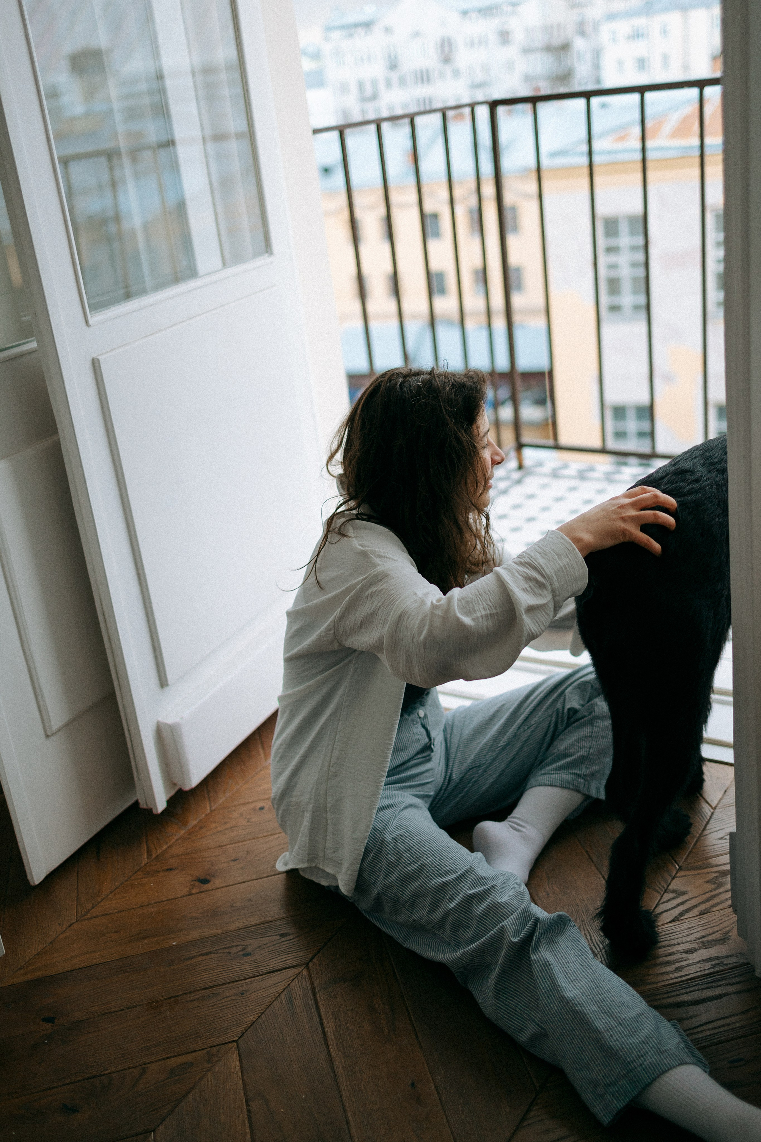 Умбра и Даша. Фотограф анималист Анастасия Пикей