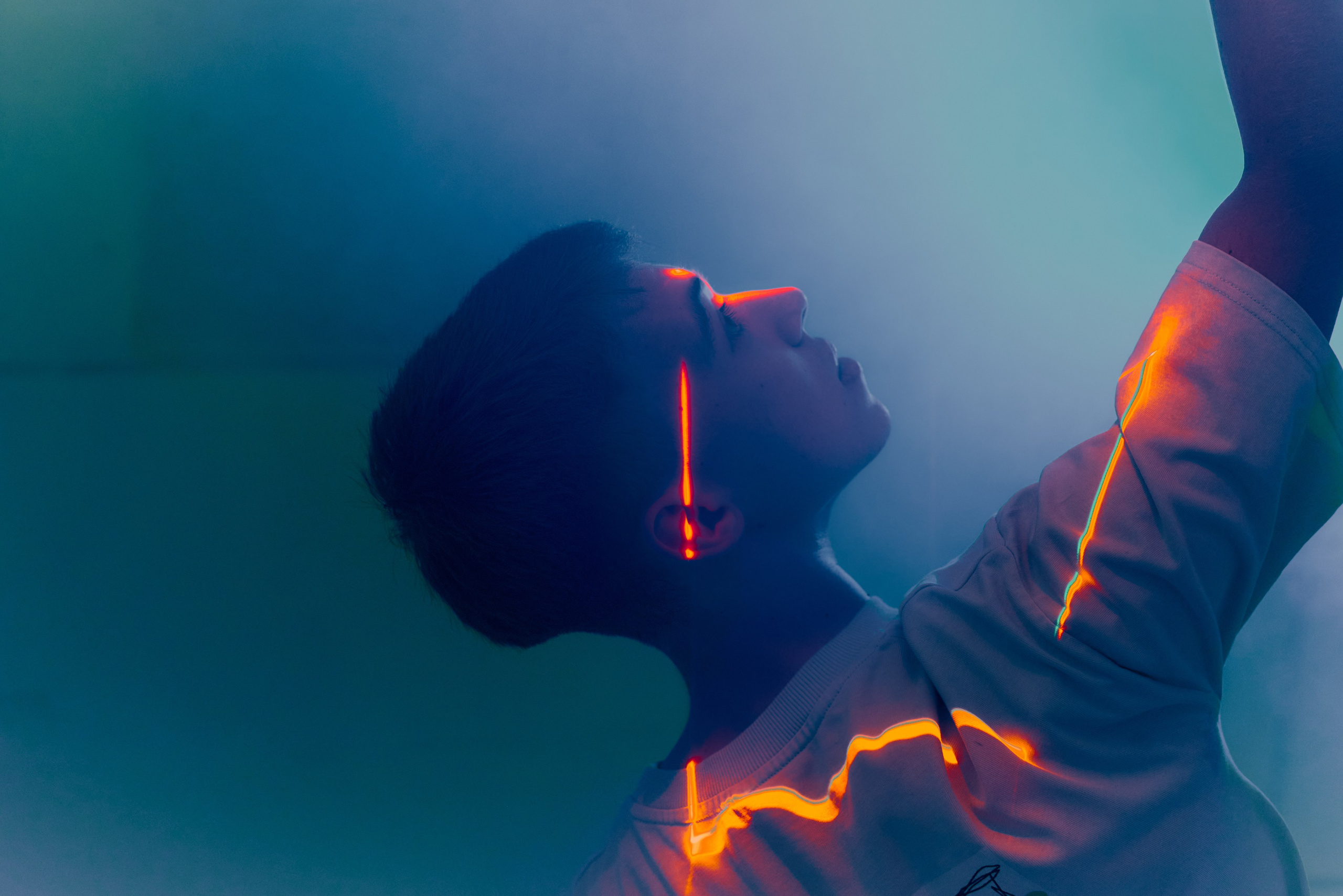 Фотосессия с лазером