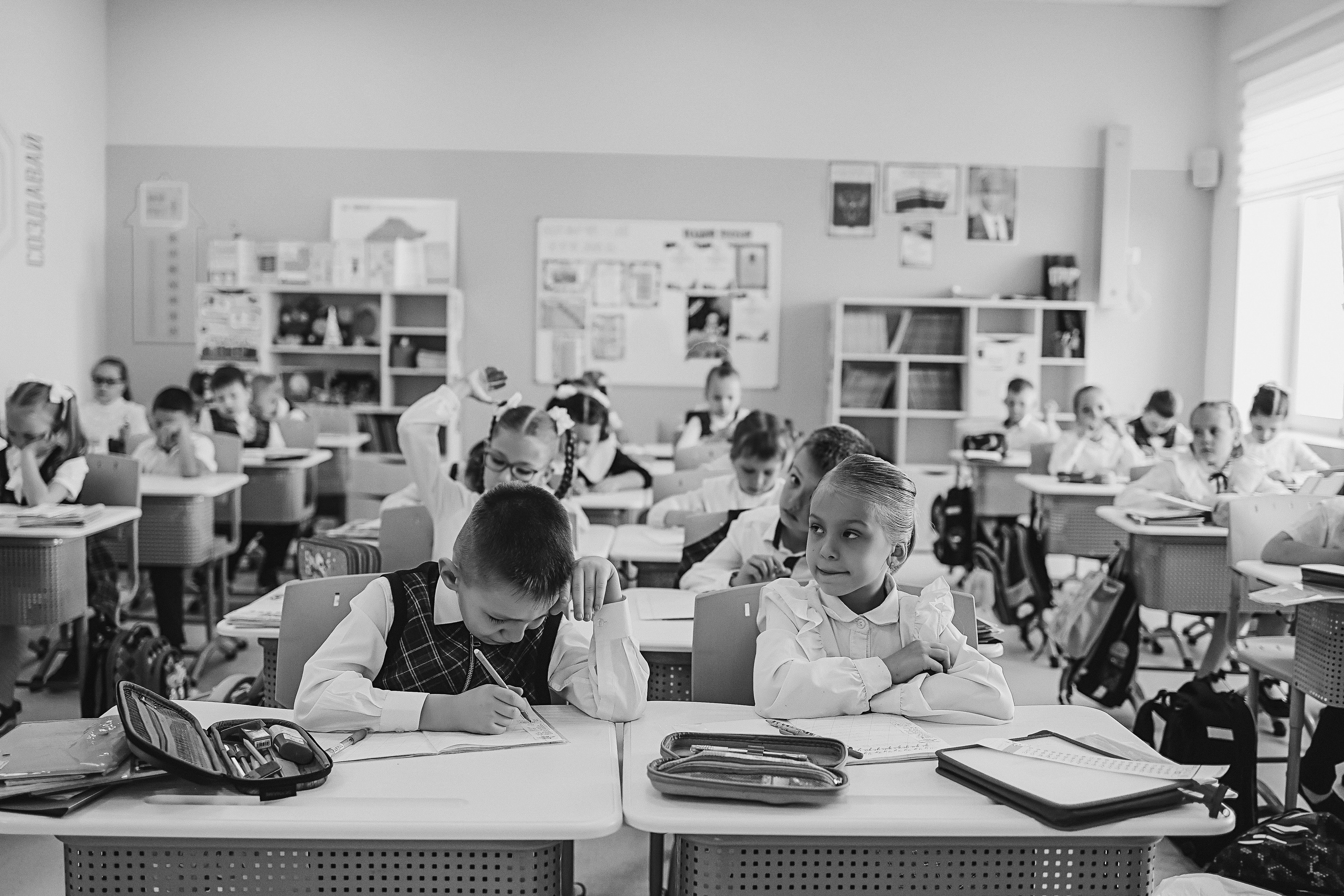 Один день в школе 1 класс. Семейный фотограф Тюмень, фотограф на роды Салмина Мария