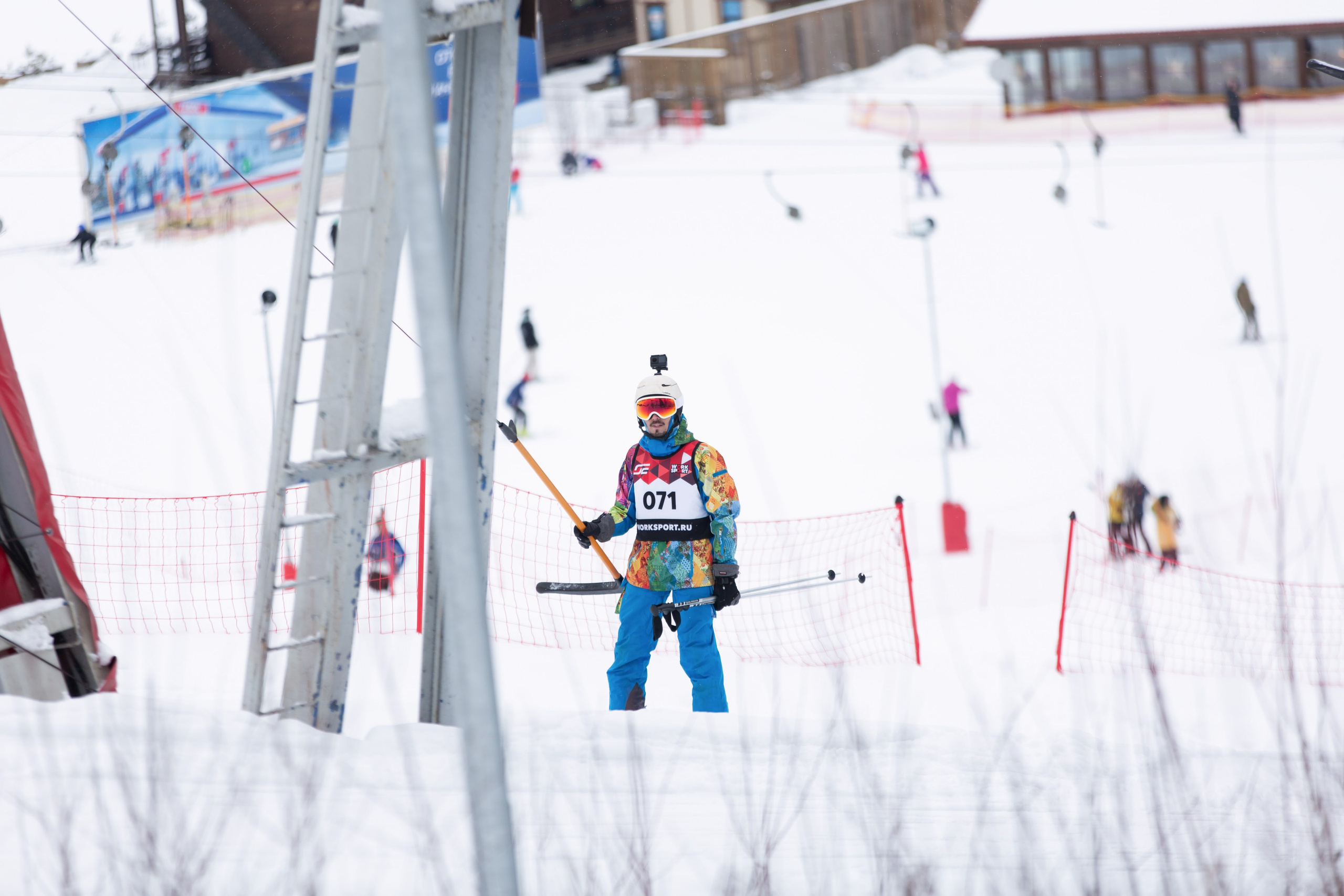 Сноуборд и лыжи для «Work&Sport». Снимаю съемки