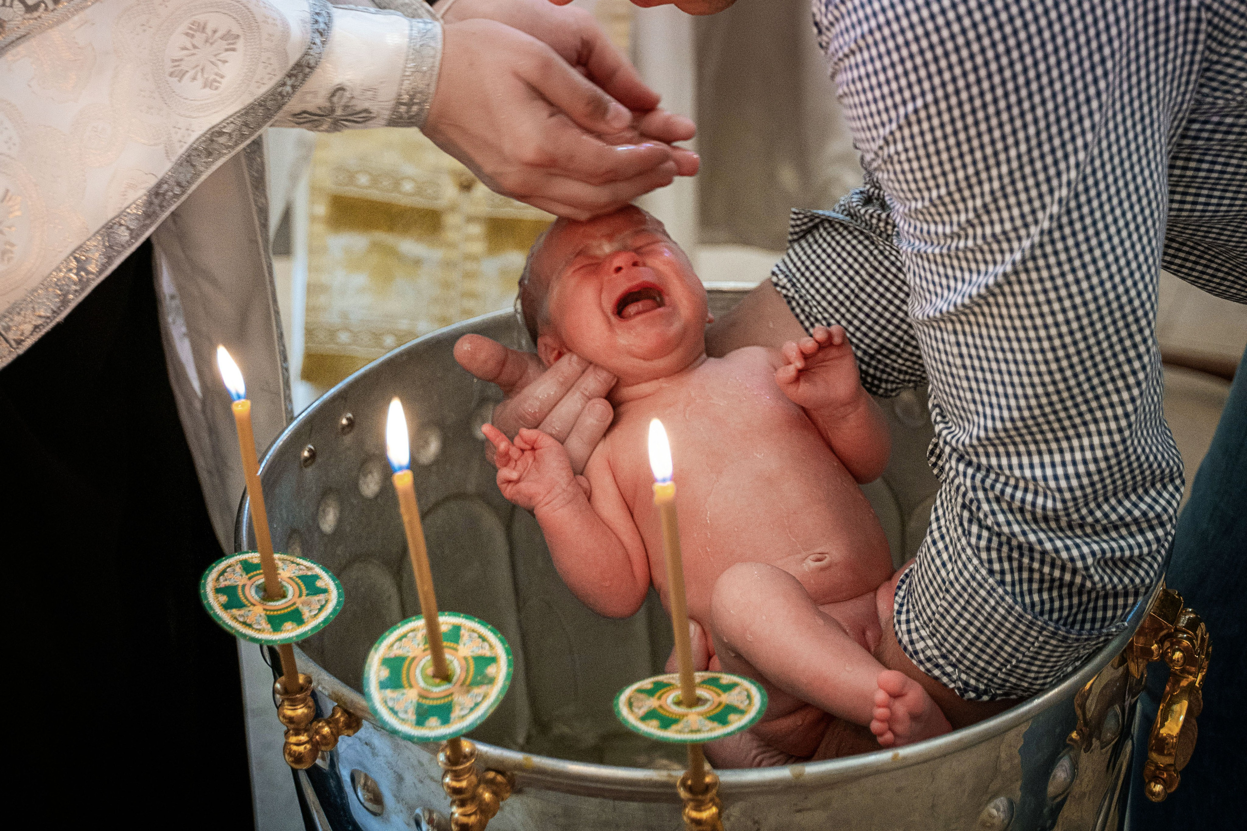 Крещение Александры. Фотограф Мария Орлова