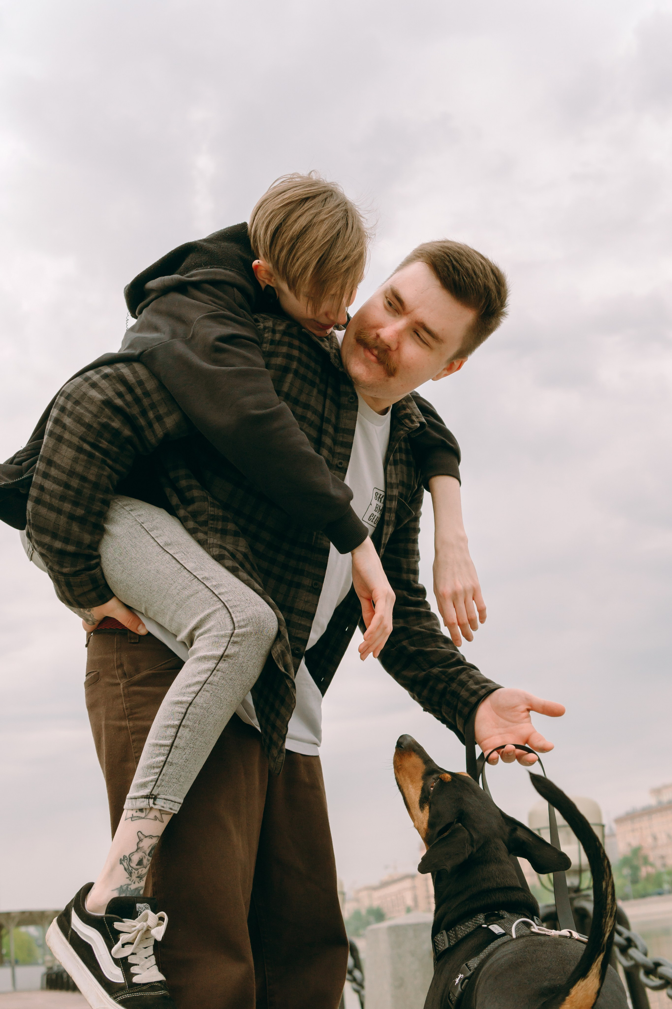 Кира, Максим и Аскара. Фотограф-анималист Ксения Воробьева, Москва