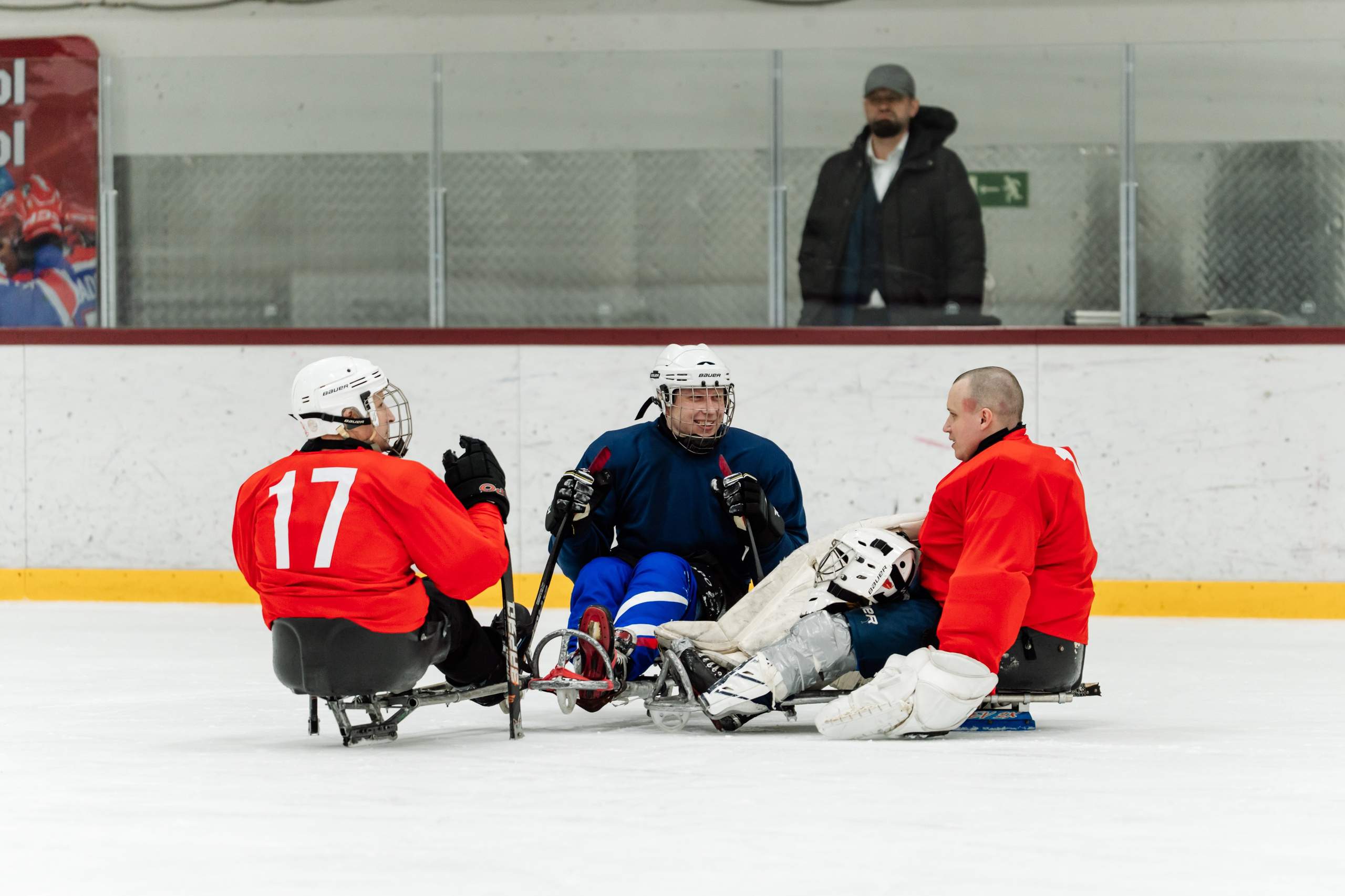 Игра в следж хоккей приуроченная 23.02.26 в арене Сталкер