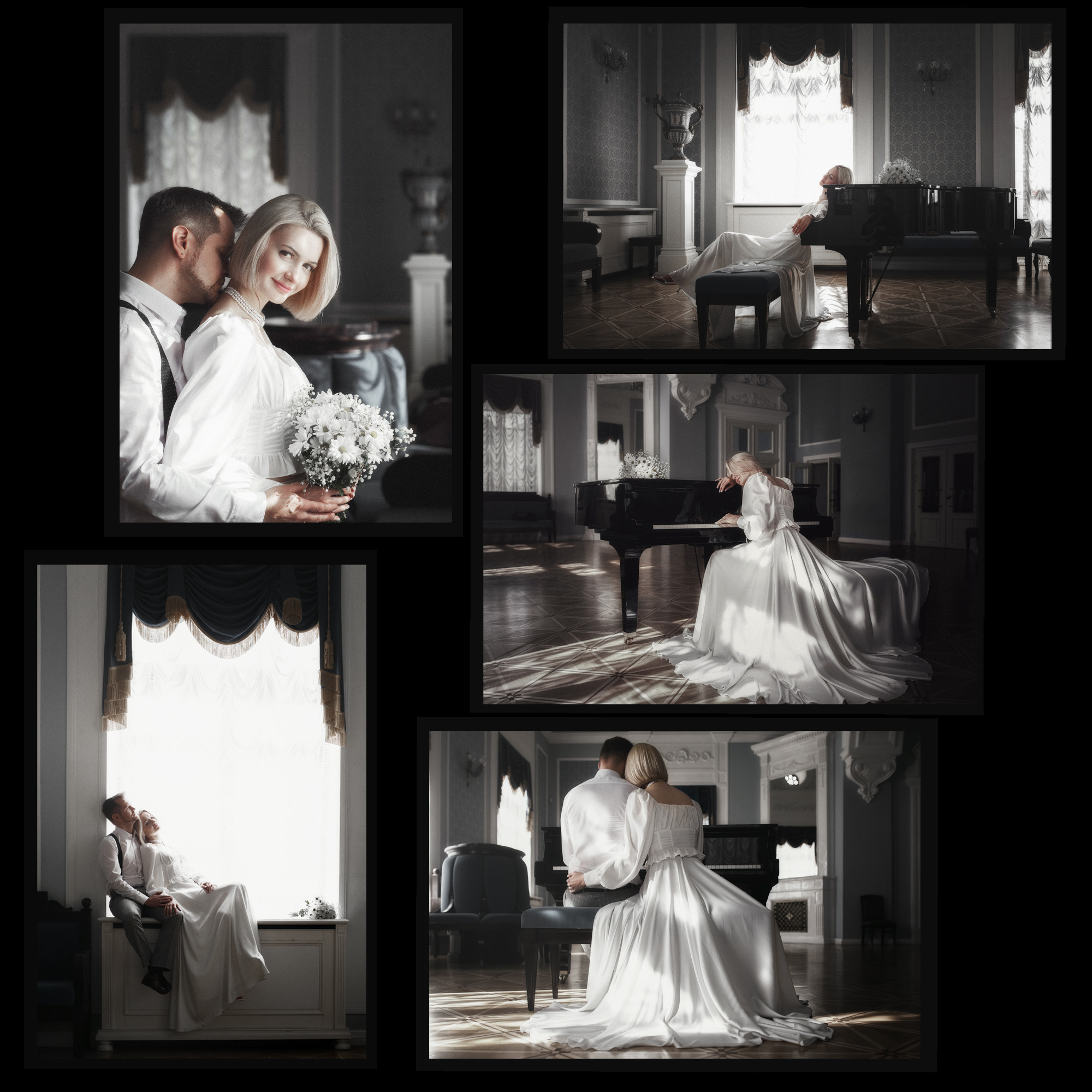 Фотосессия молодоженов в театре Я.Купалы