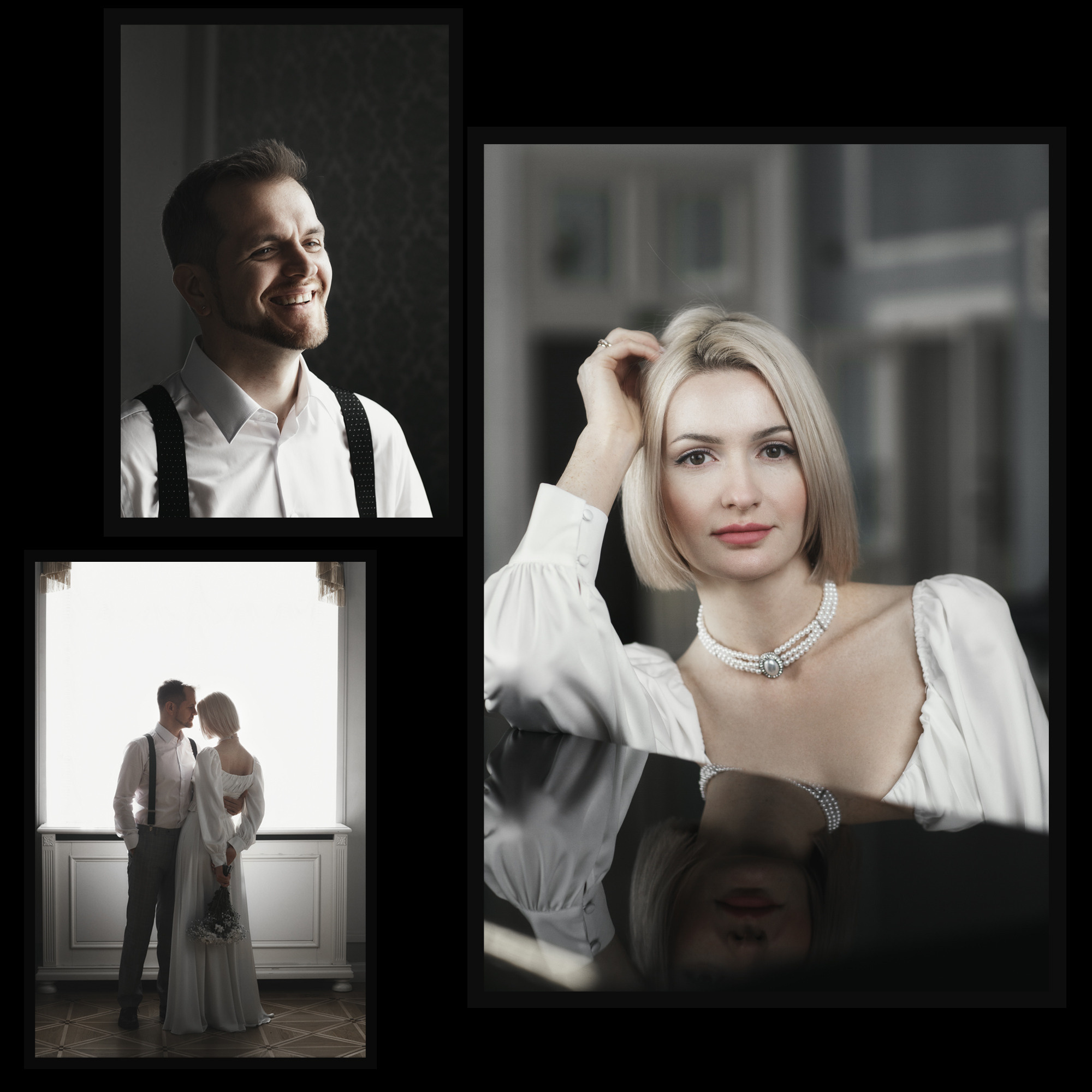 Фотосессия молодоженов в театре Я.Купалы