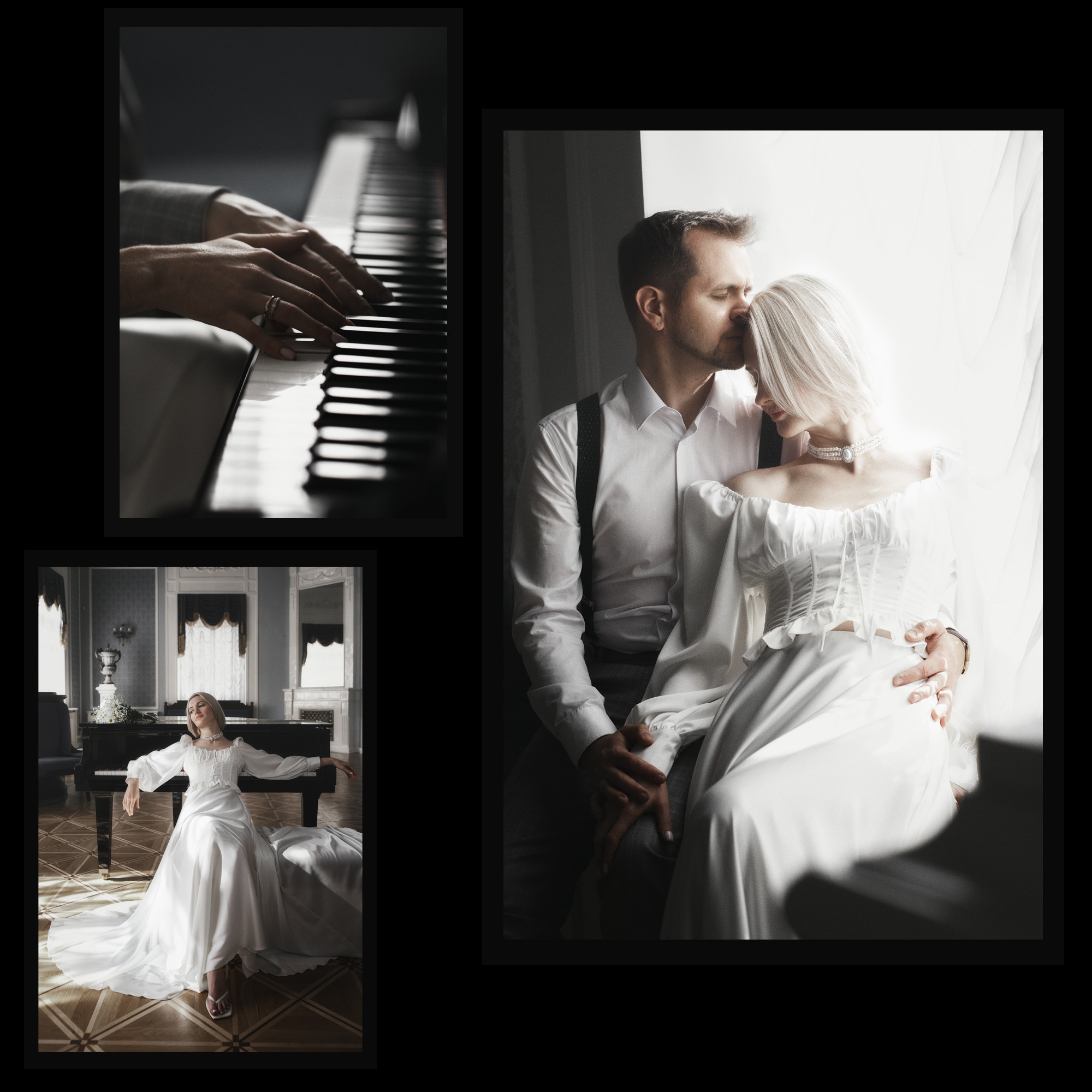 Фотосессия молодоженов в театре Я.Купалы