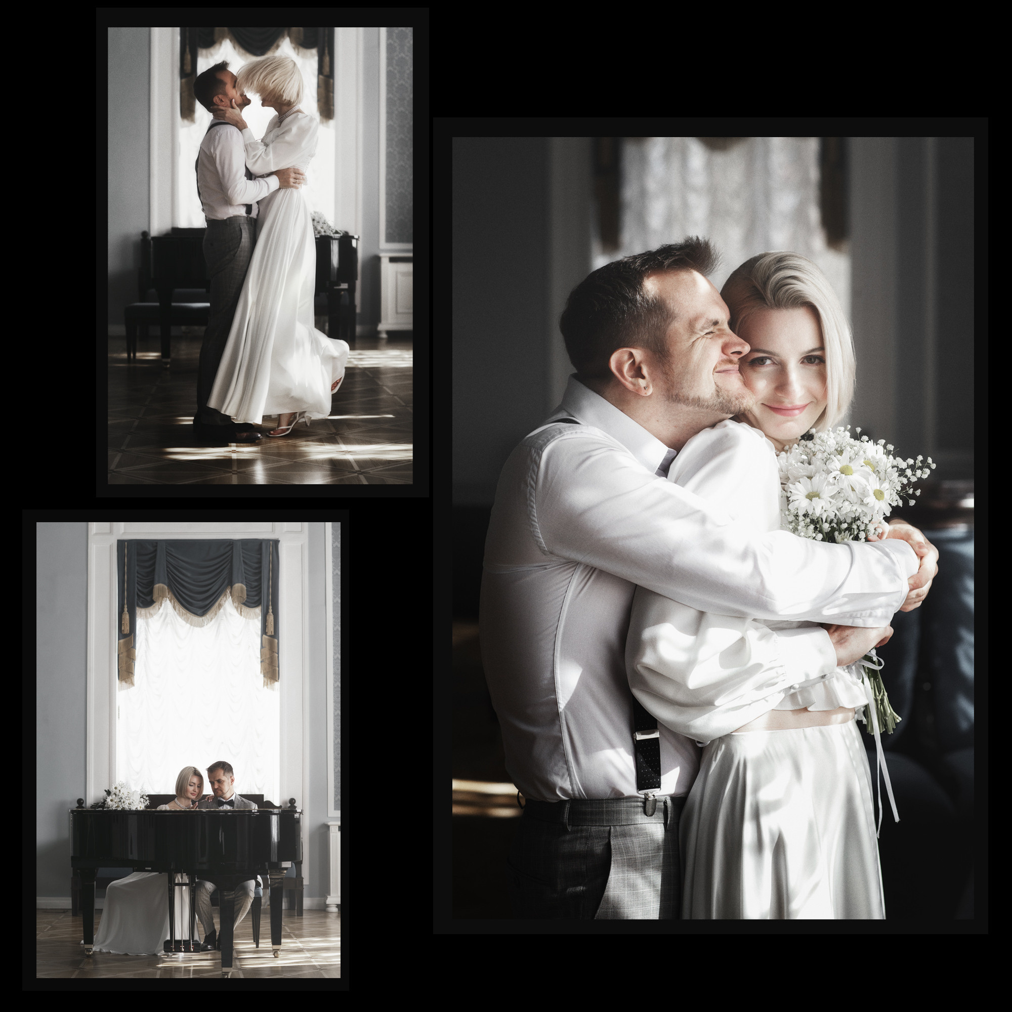 Фотосессия молодоженов в театре Я.Купалы