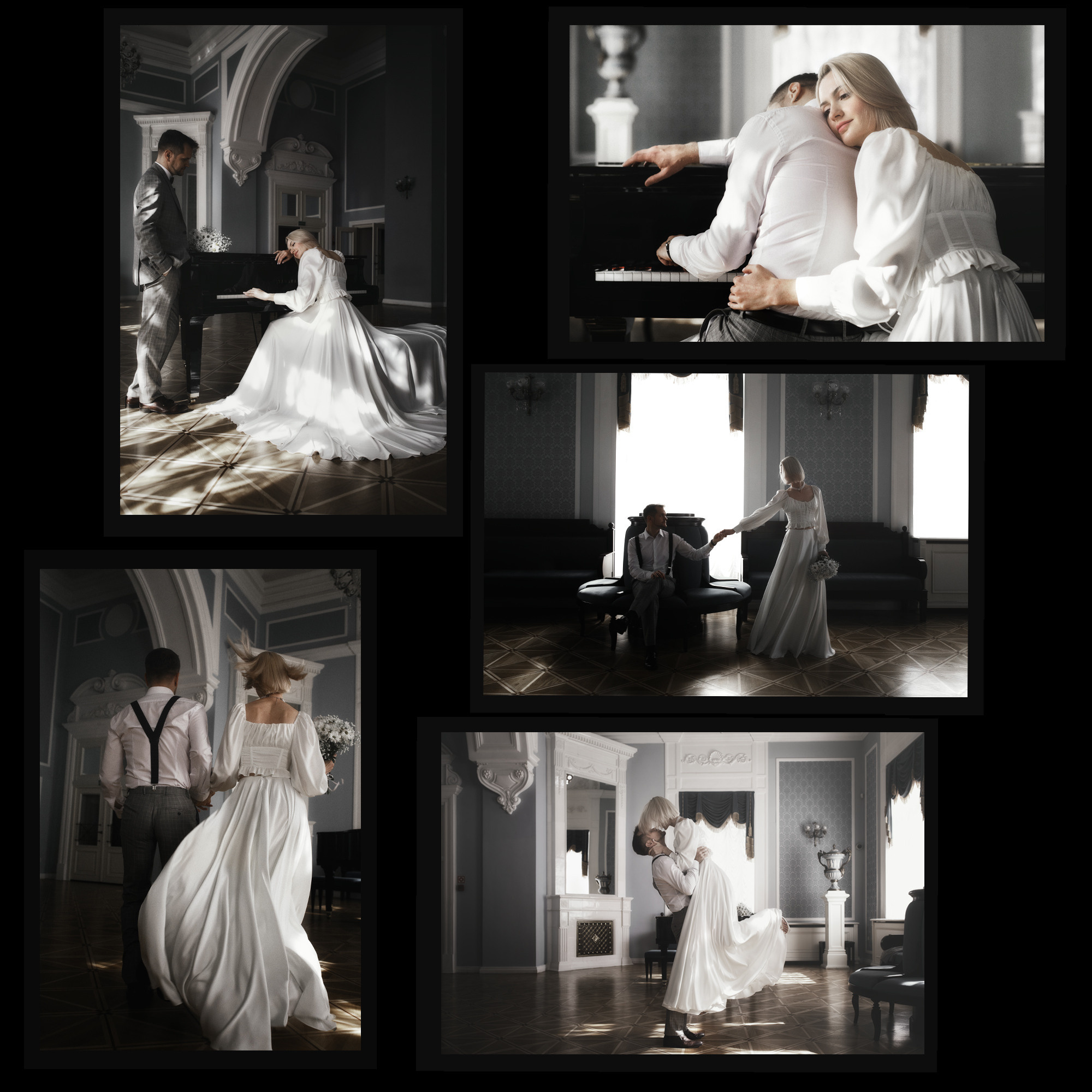 Фотосессия молодоженов в театре Я.Купалы