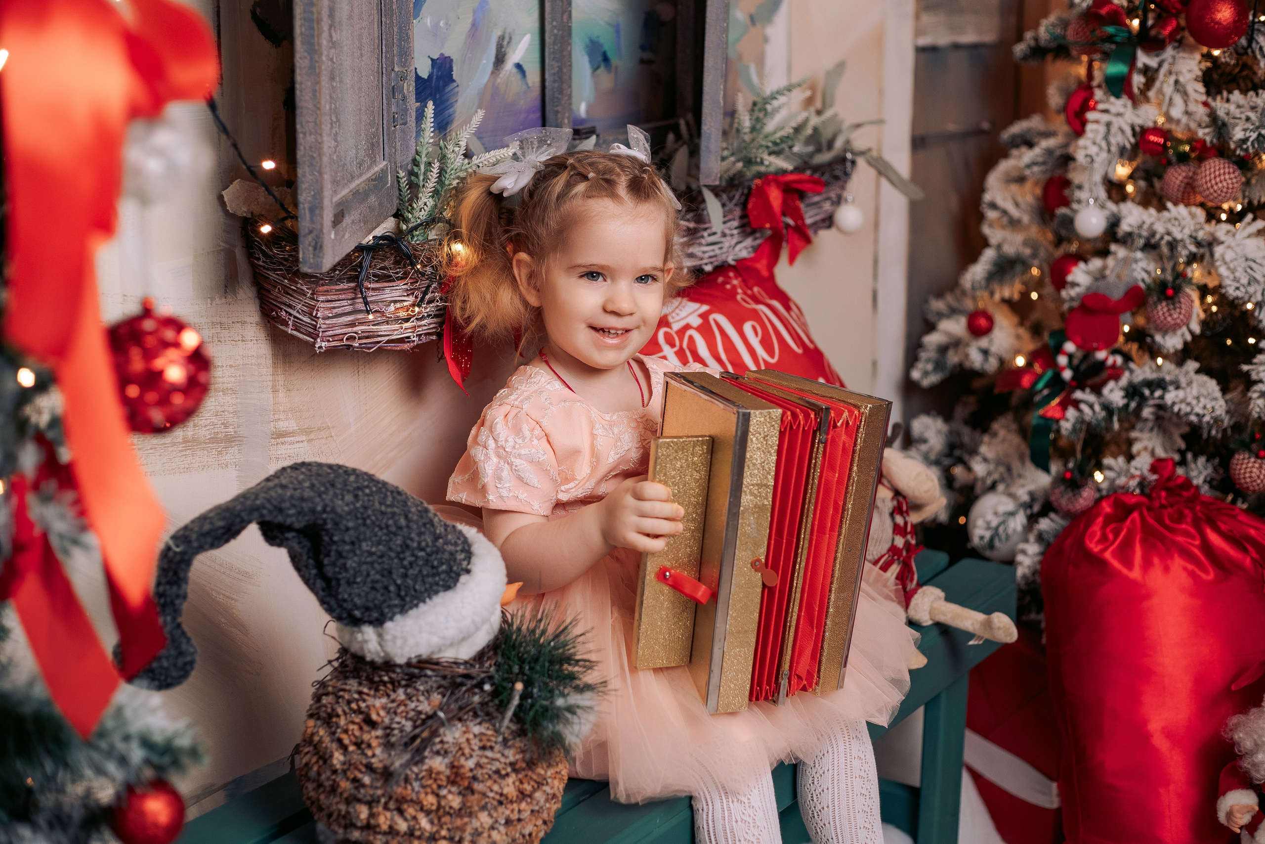 Новогодняя фотосессия фотодень спб с кроликами. Фотограф в Санкт-Петербурге, Анна Скворцова