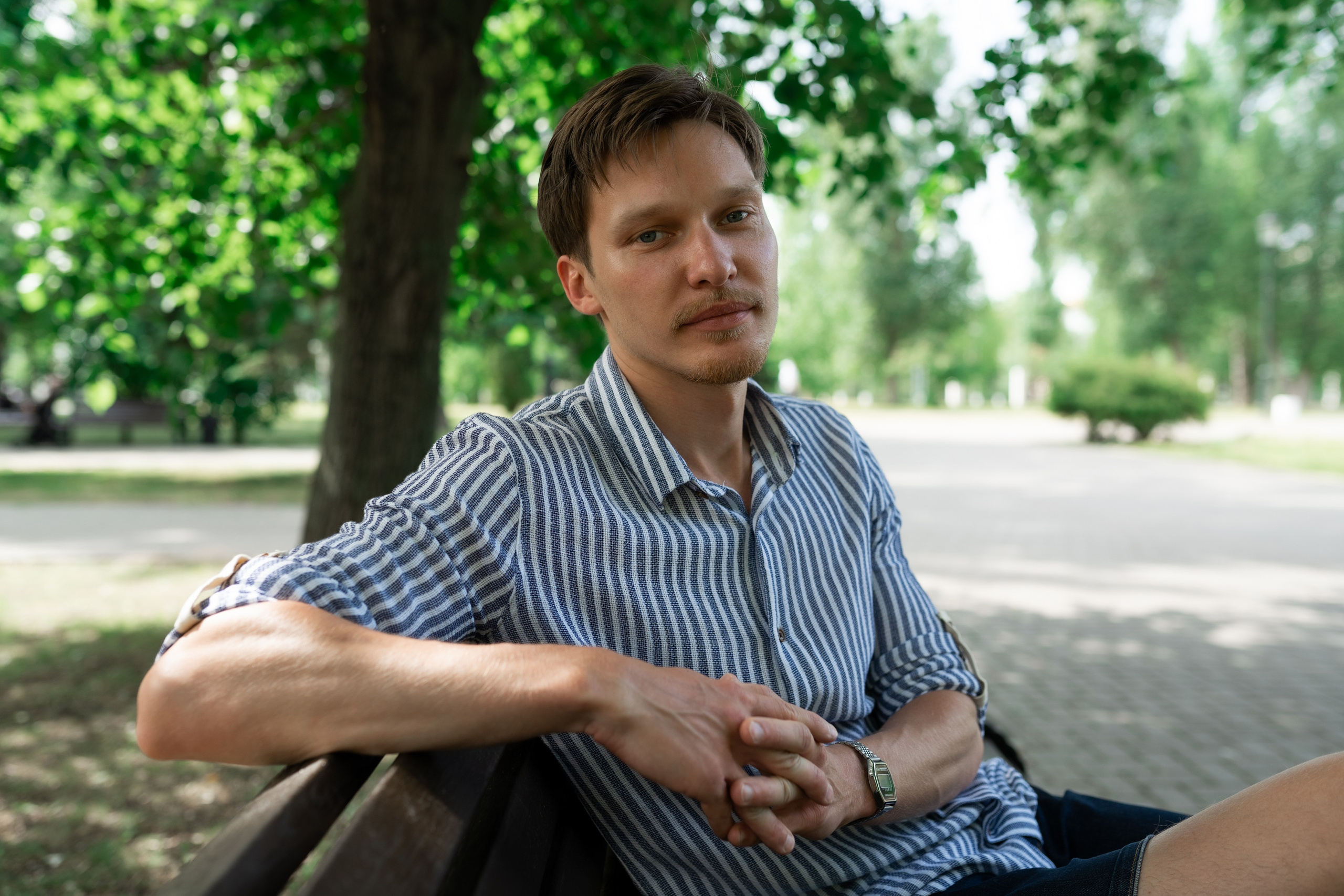 Тарас. Мужская фотосессия на улице. Фотограф в Самаре Иван Булатов