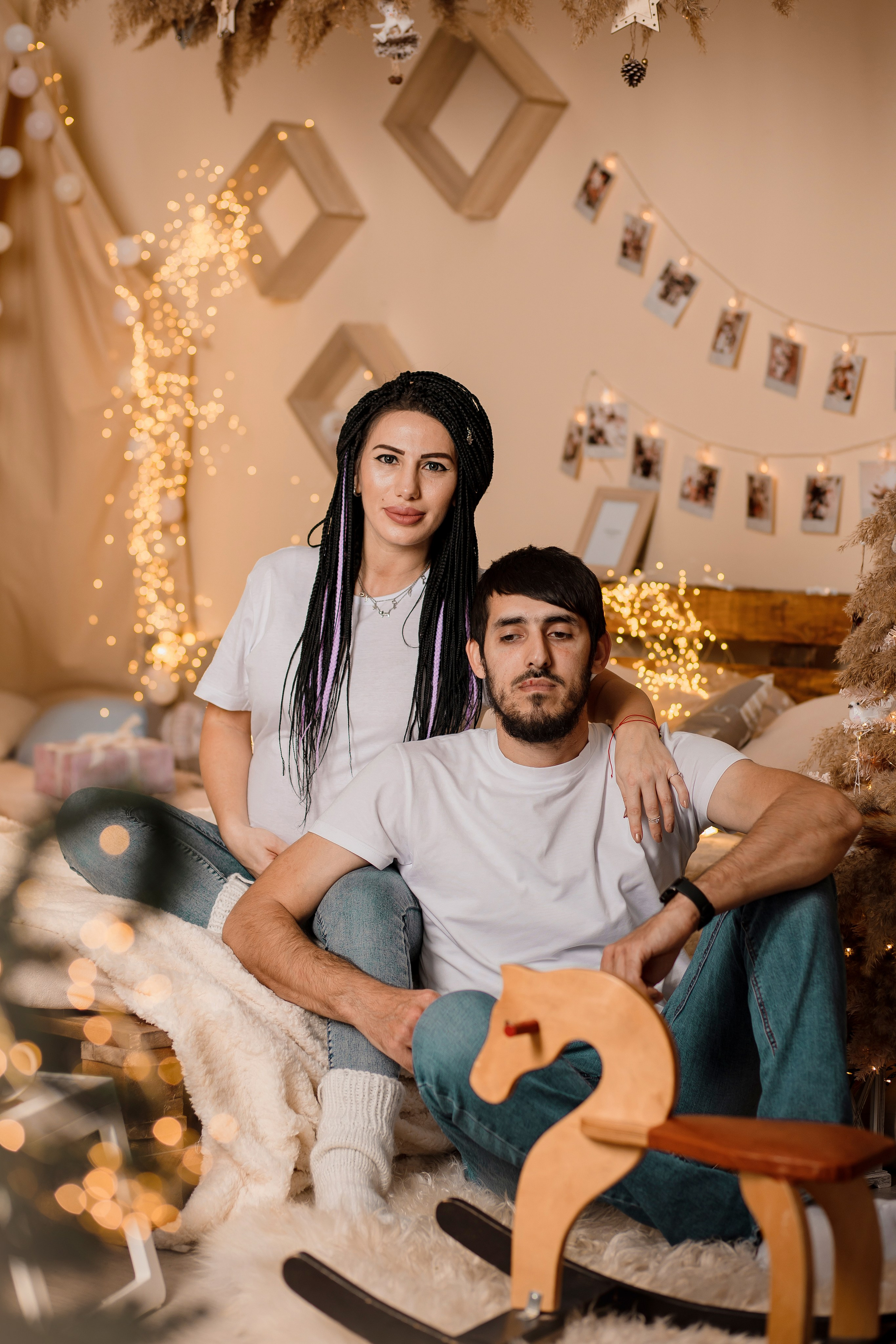 Лия и Саида с детками. Свадебный и семейный фотограф в Каспийске Алёна Нурмагомедова