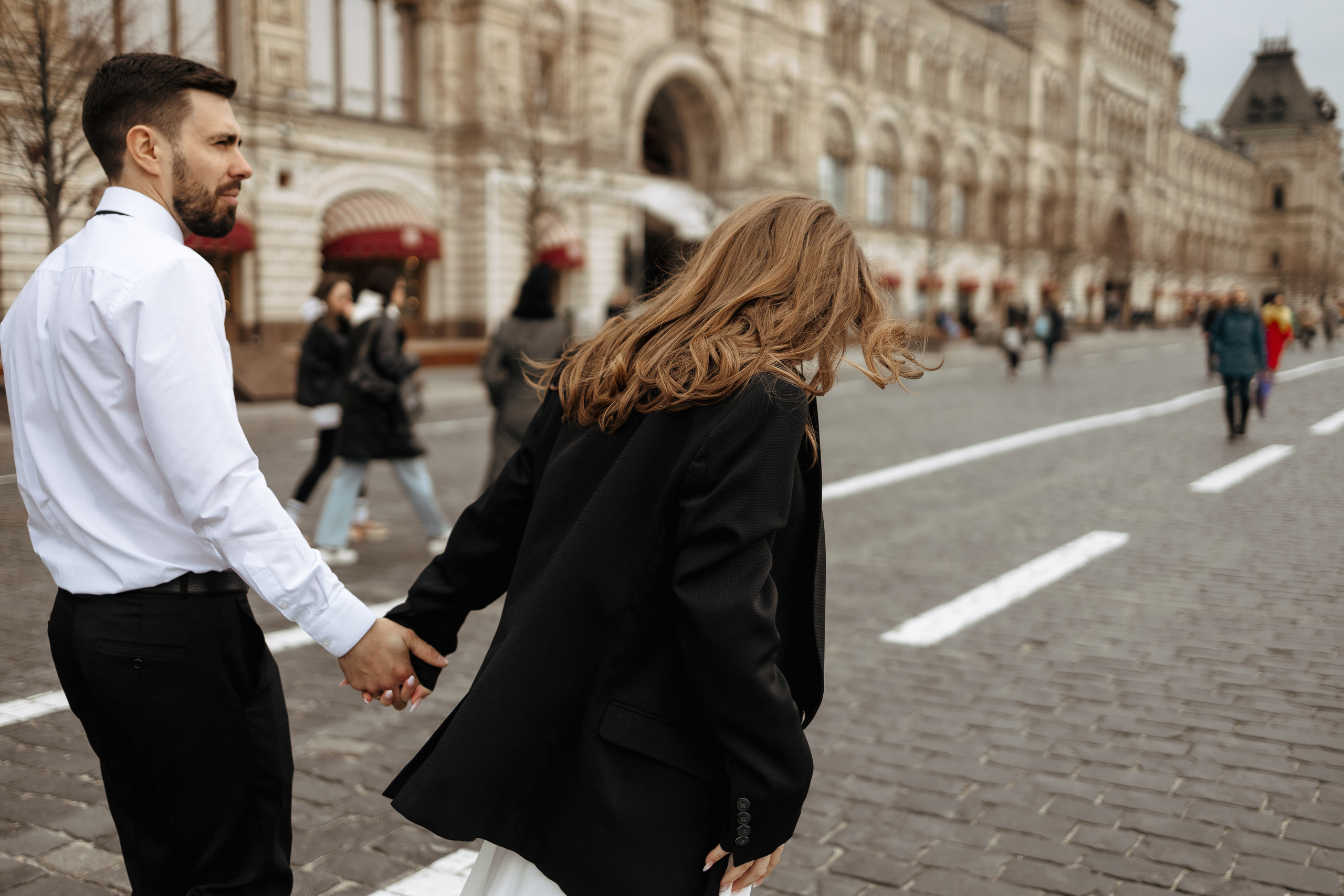 Свадебная прогулка по центру Москвы. Семейный Фотограф в Москве Евгения Симоненко