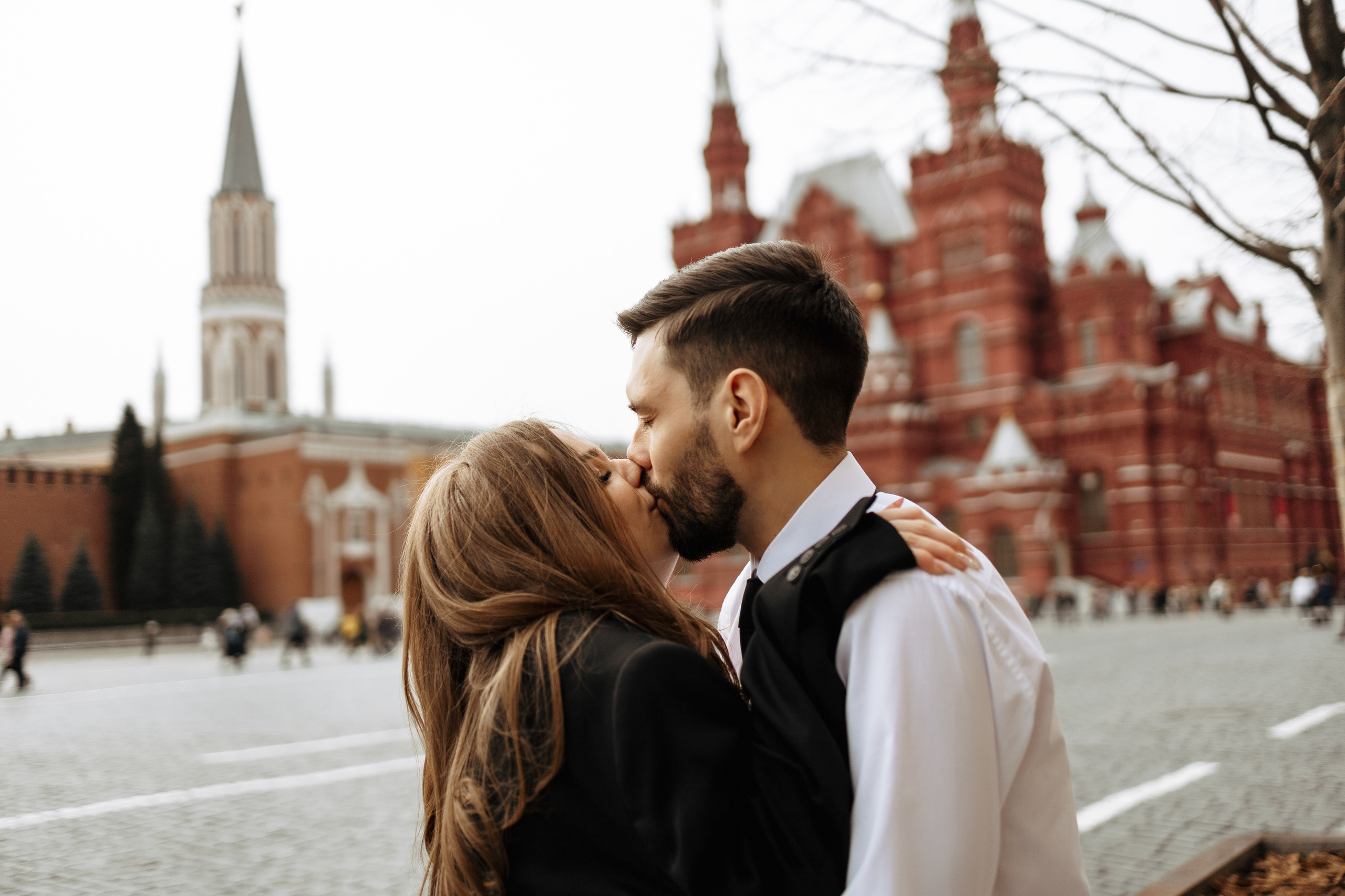 Свадебная прогулка по центру Москвы. Семейный Фотограф в Москве Евгения Симоненко