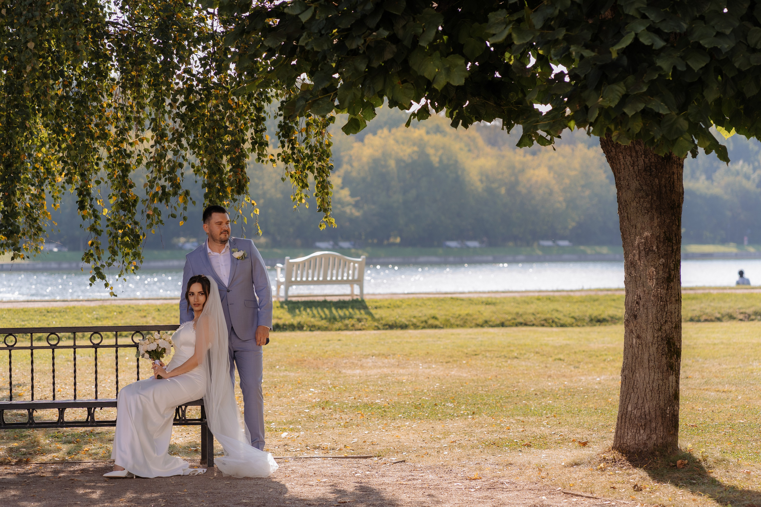 Свадебная фотосессия в Москве, парк Кусково. Свадебный фотограф в Москве Анна Полушина