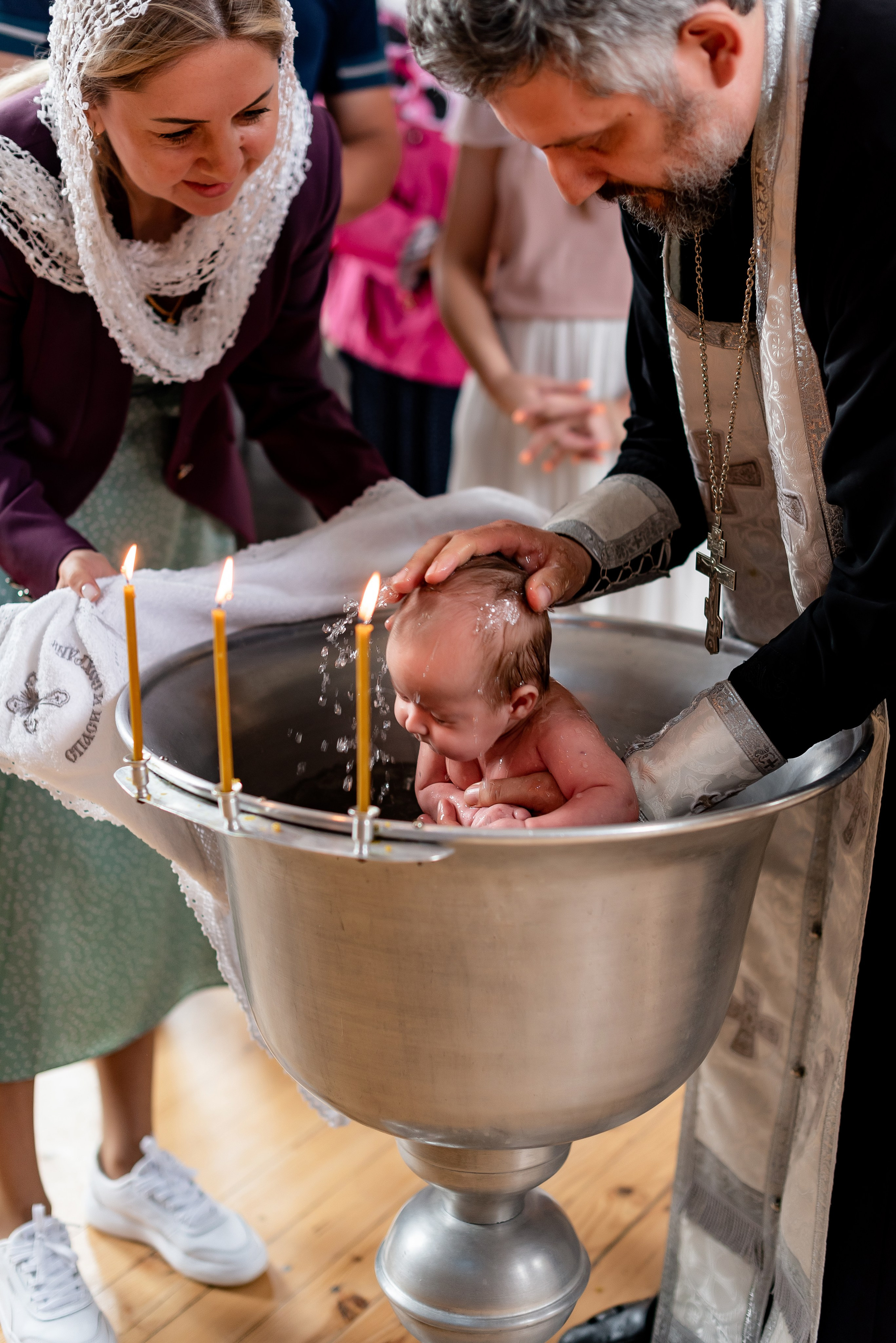 Крещение Ксении. Фотограф Татьяна Иванчикова