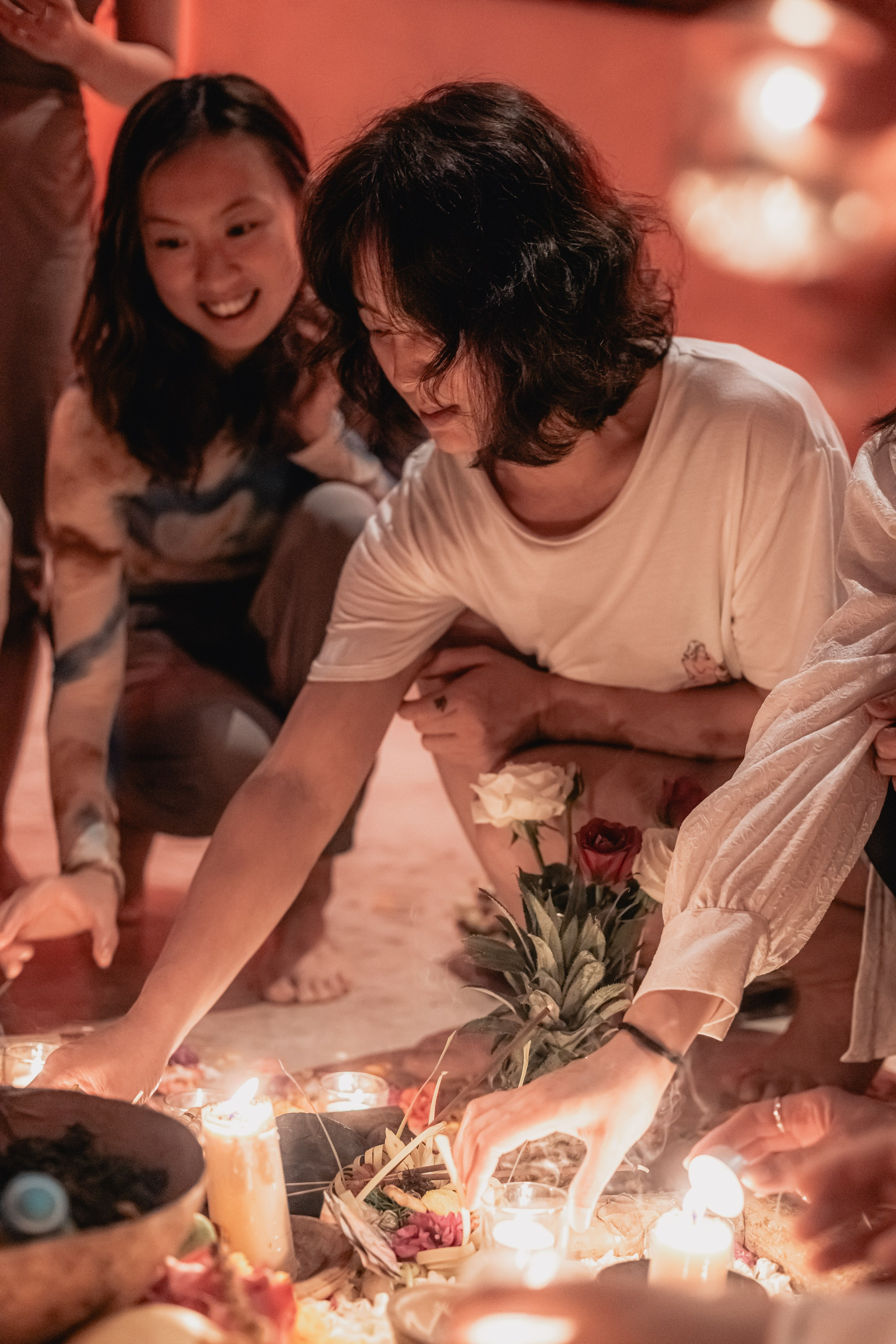 Cacao ceremony Full moon jan w Juan. Mariam Bagdasaryan