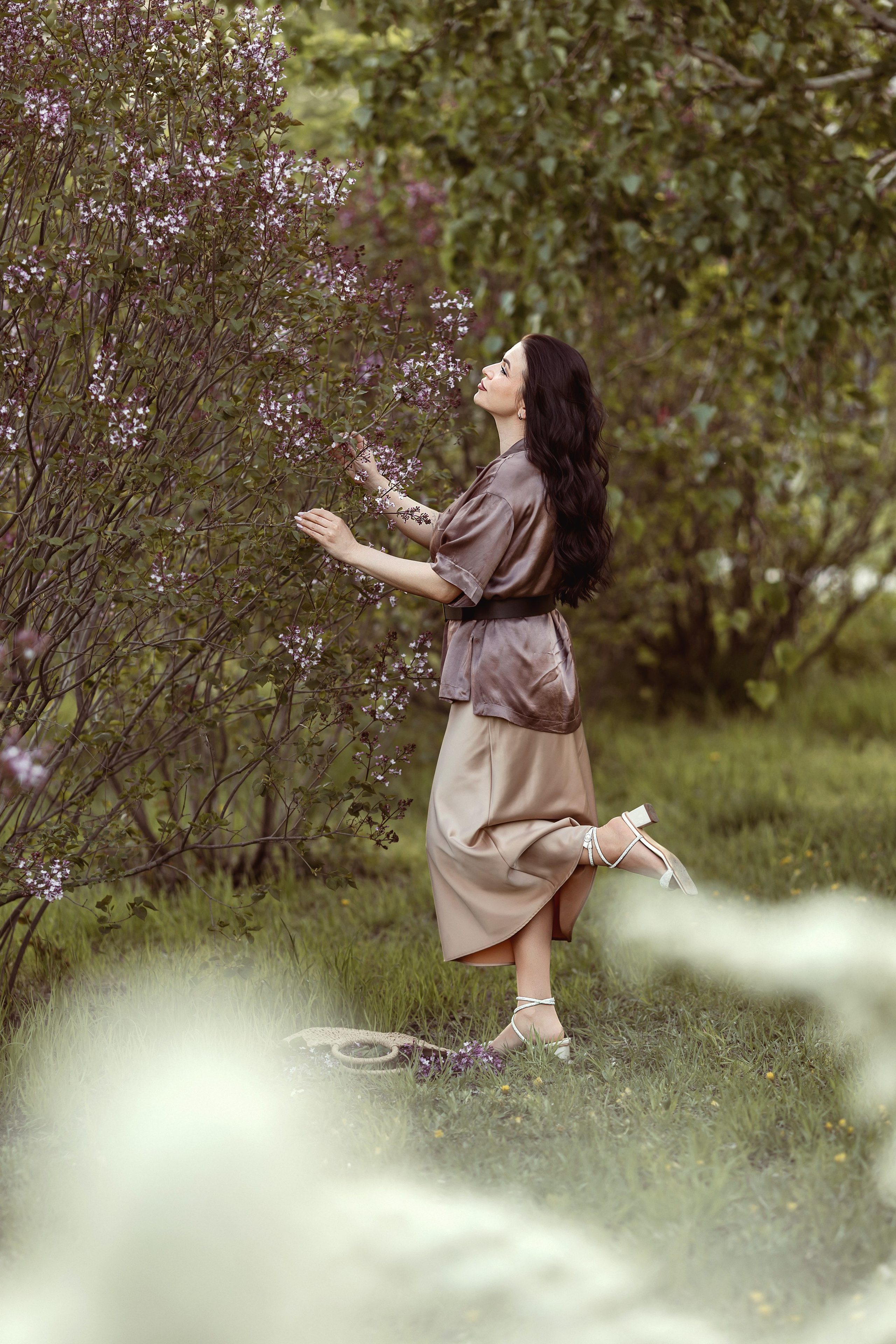 Съёмка в цветущих садах. Детский и семейный фотограф Елена Воропаева