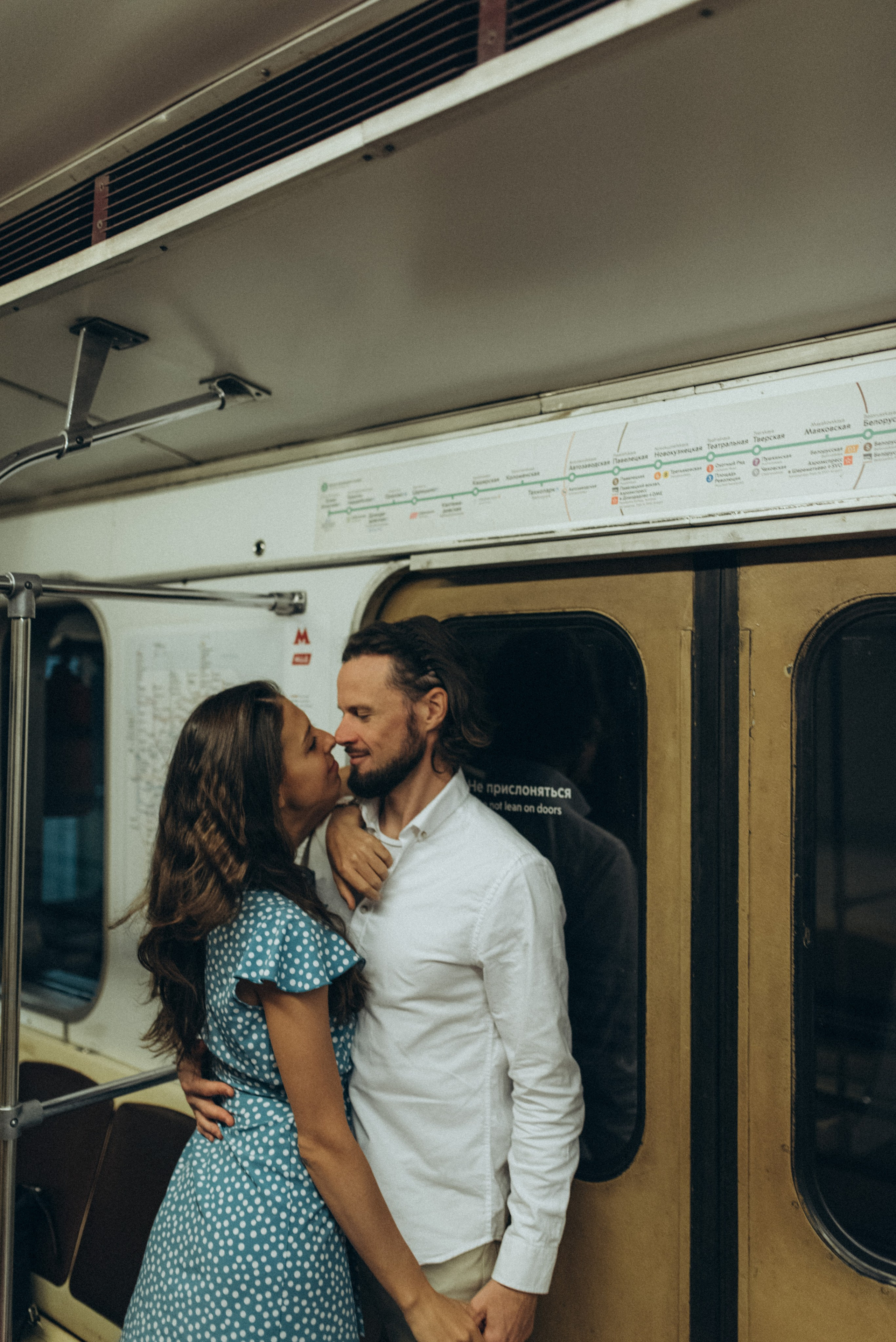 Lovestory в метро. Семейный фотограф в Москве Екатерина Север