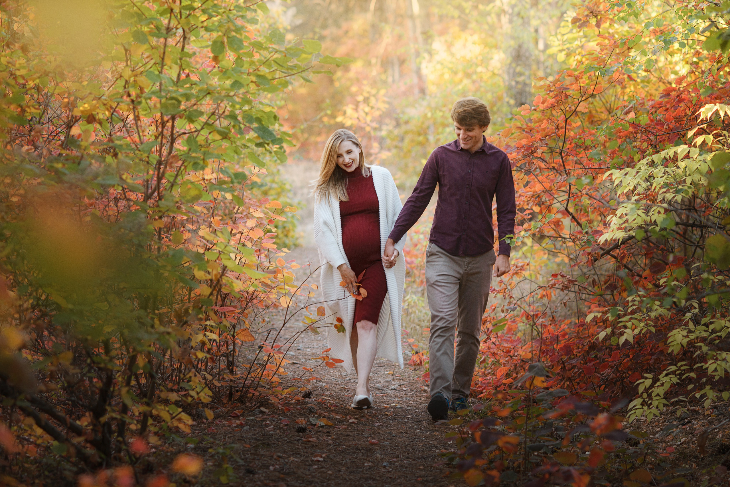 Прогулочная осенняя фотосессия «В ожидании» для Сергея и Татьяны. Фотограф Симферополь Крым Ольга Топоривская