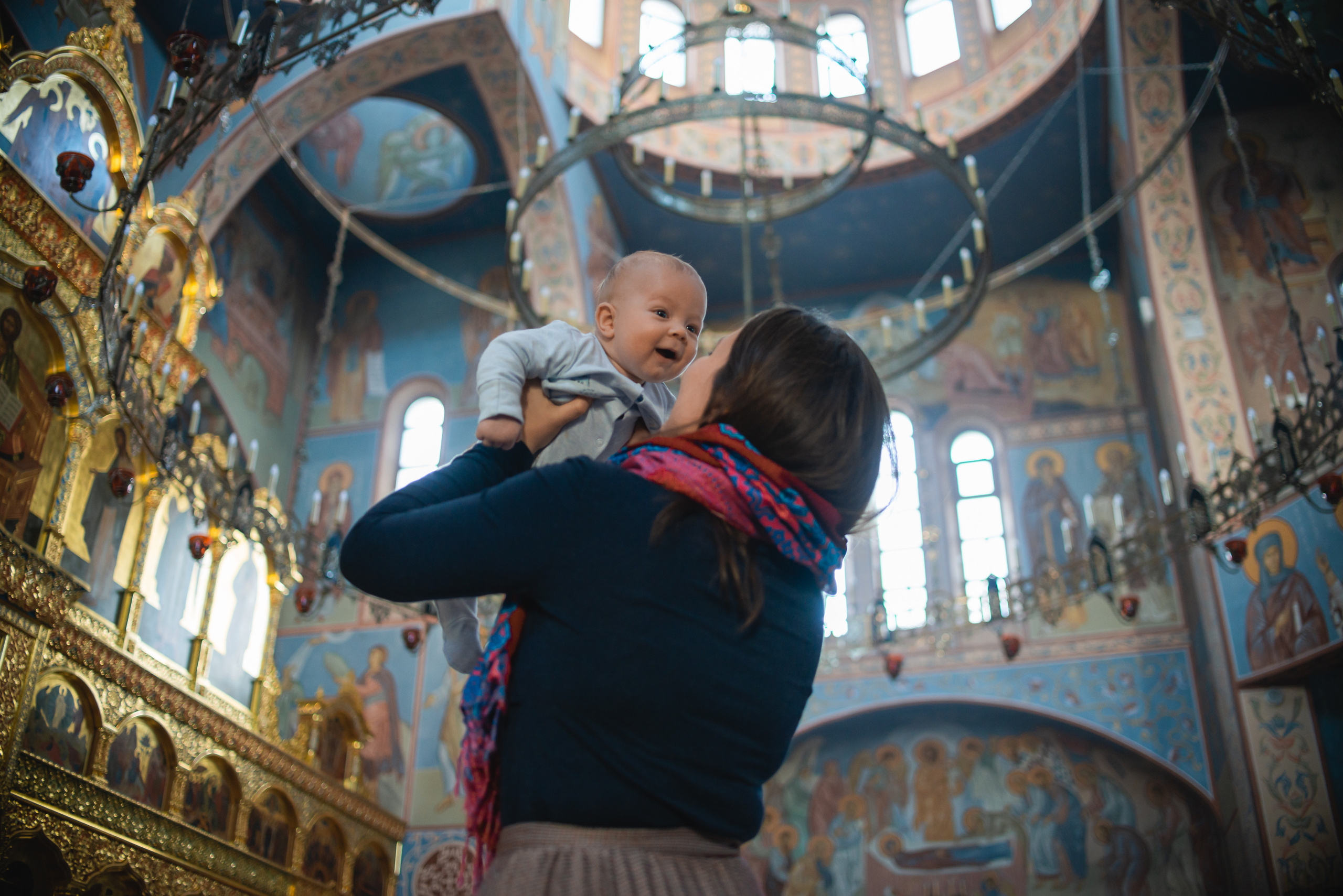Крещение Артёма. Семейный и свадебный фотограф в Москве и Подмосковье Еремина Александр