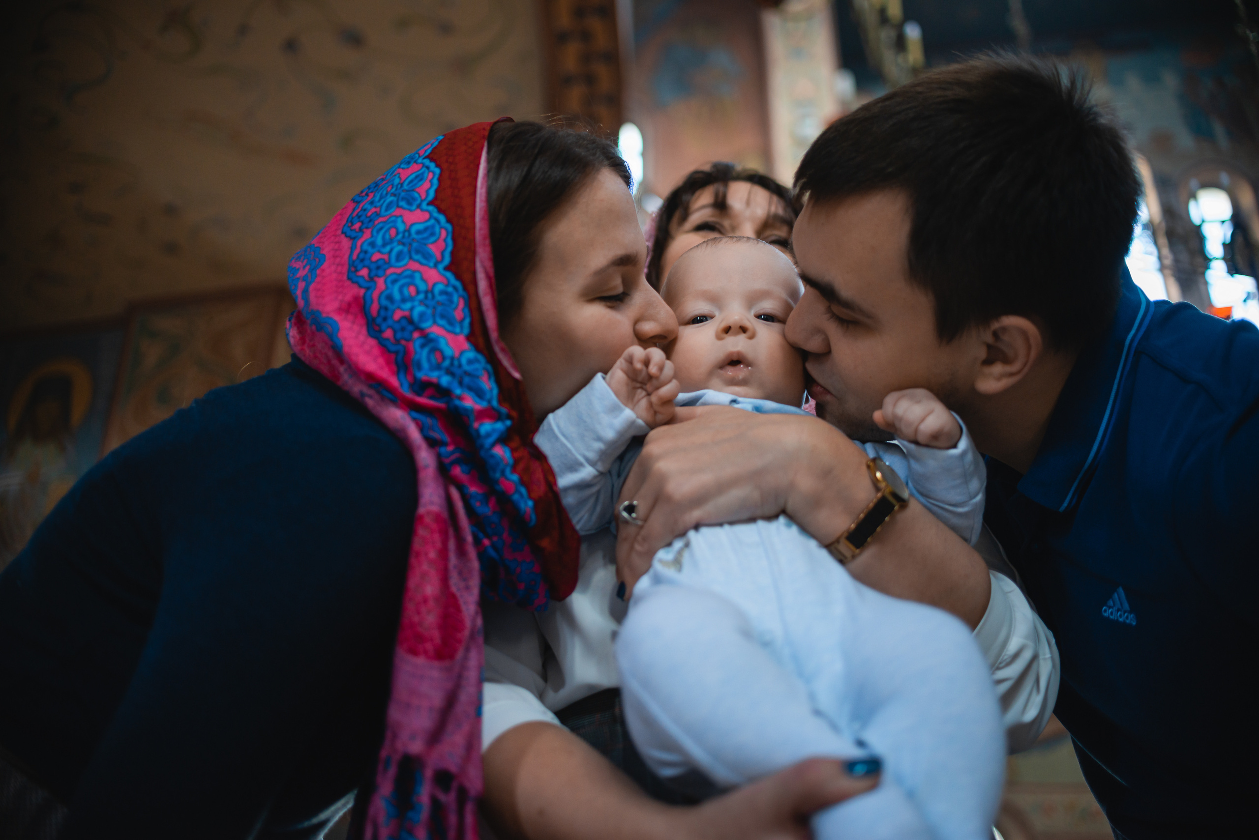 Крещение Артёма. Семейный и свадебный фотограф в Москве и Подмосковье Еремина Александр