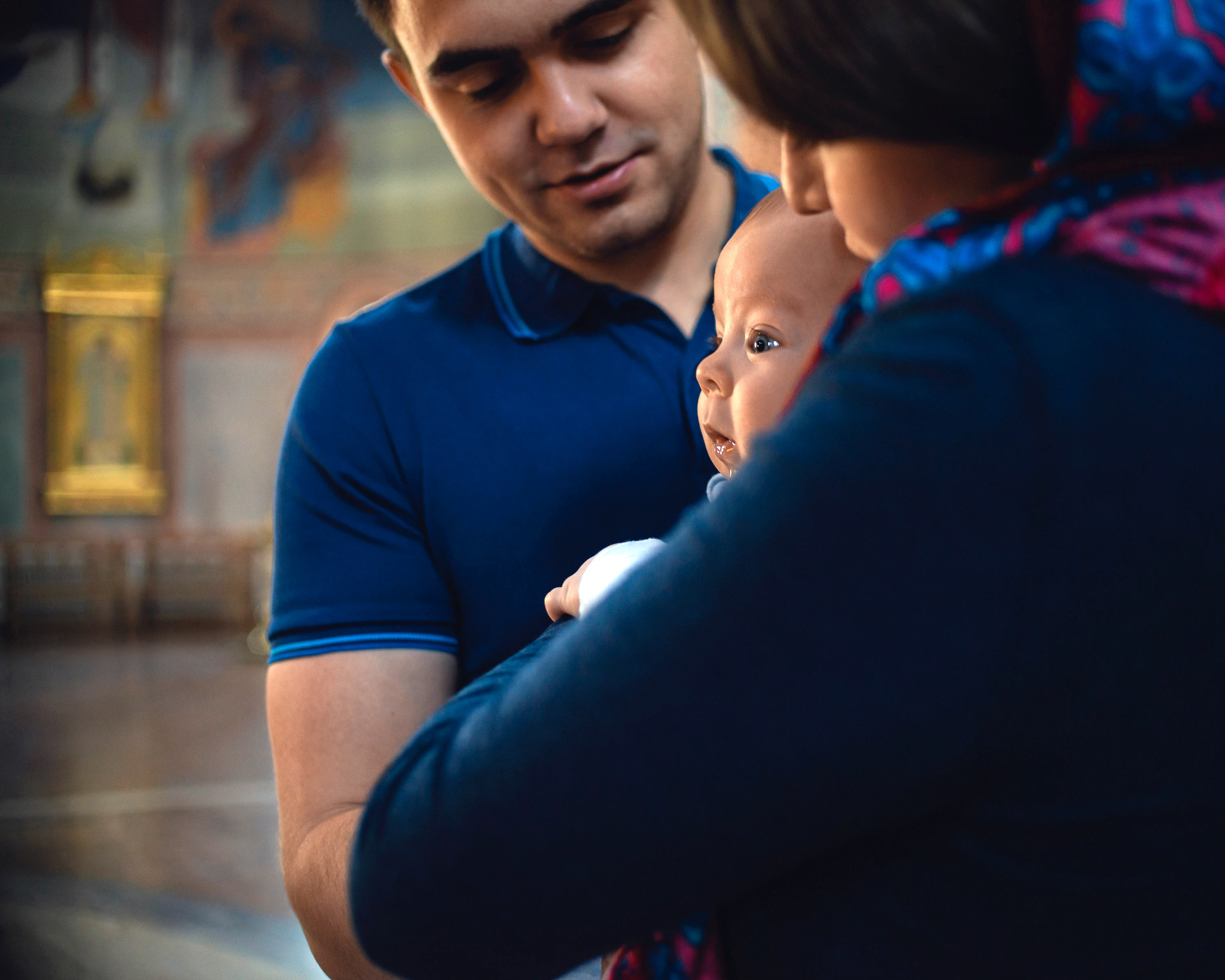Крещение Артёма. Семейный и свадебный фотограф в Москве и Подмосковье Еремина Александр