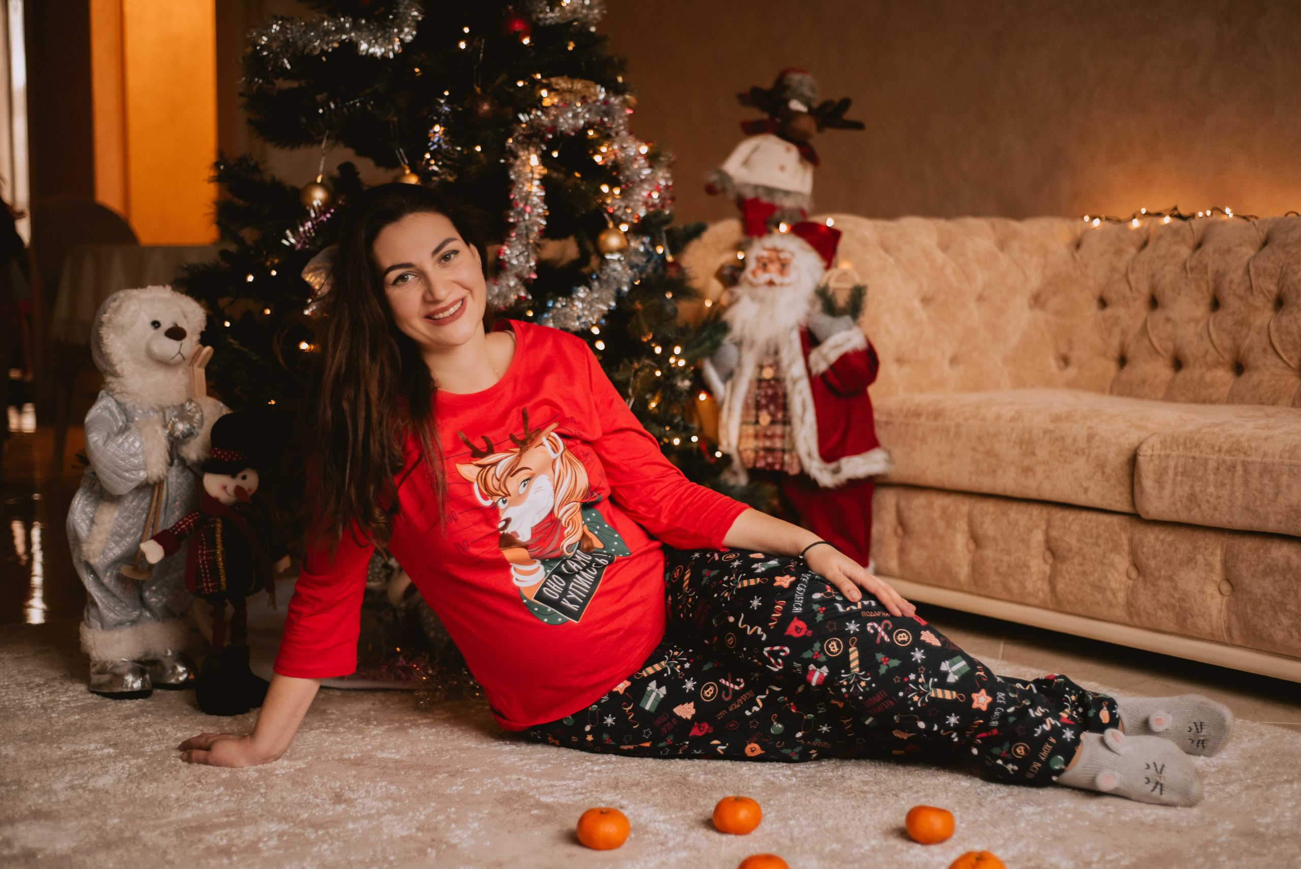 Новый год ДОМА. Семейный и женский фотограф Лоо Краснодар Сочи Энем Татьяна Трибурт