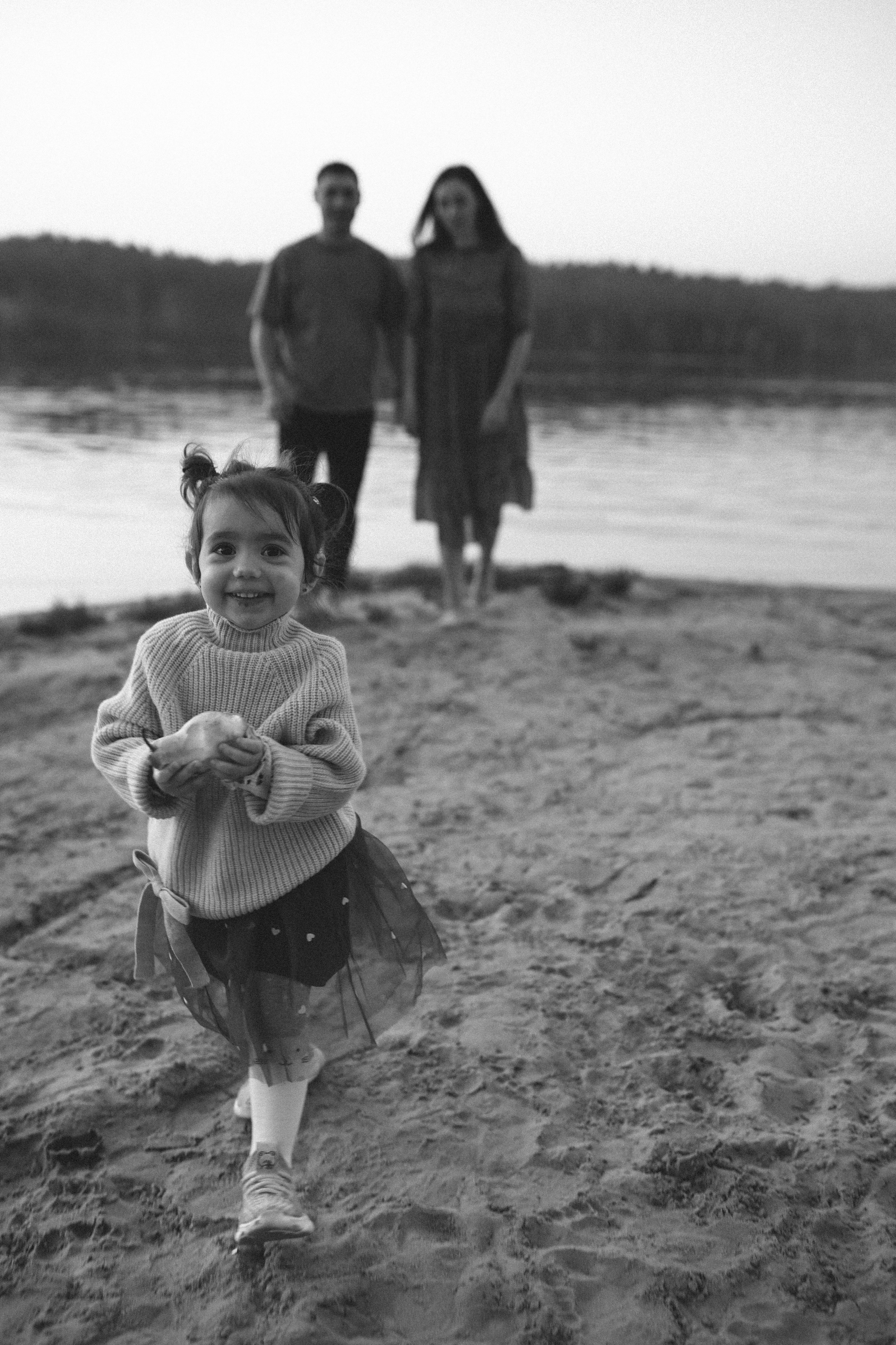 Семейная прогулка Оли и Вовы, а также малышки Есении. Семейный фотограф в Москве и Люберцах Юлия Гуськова