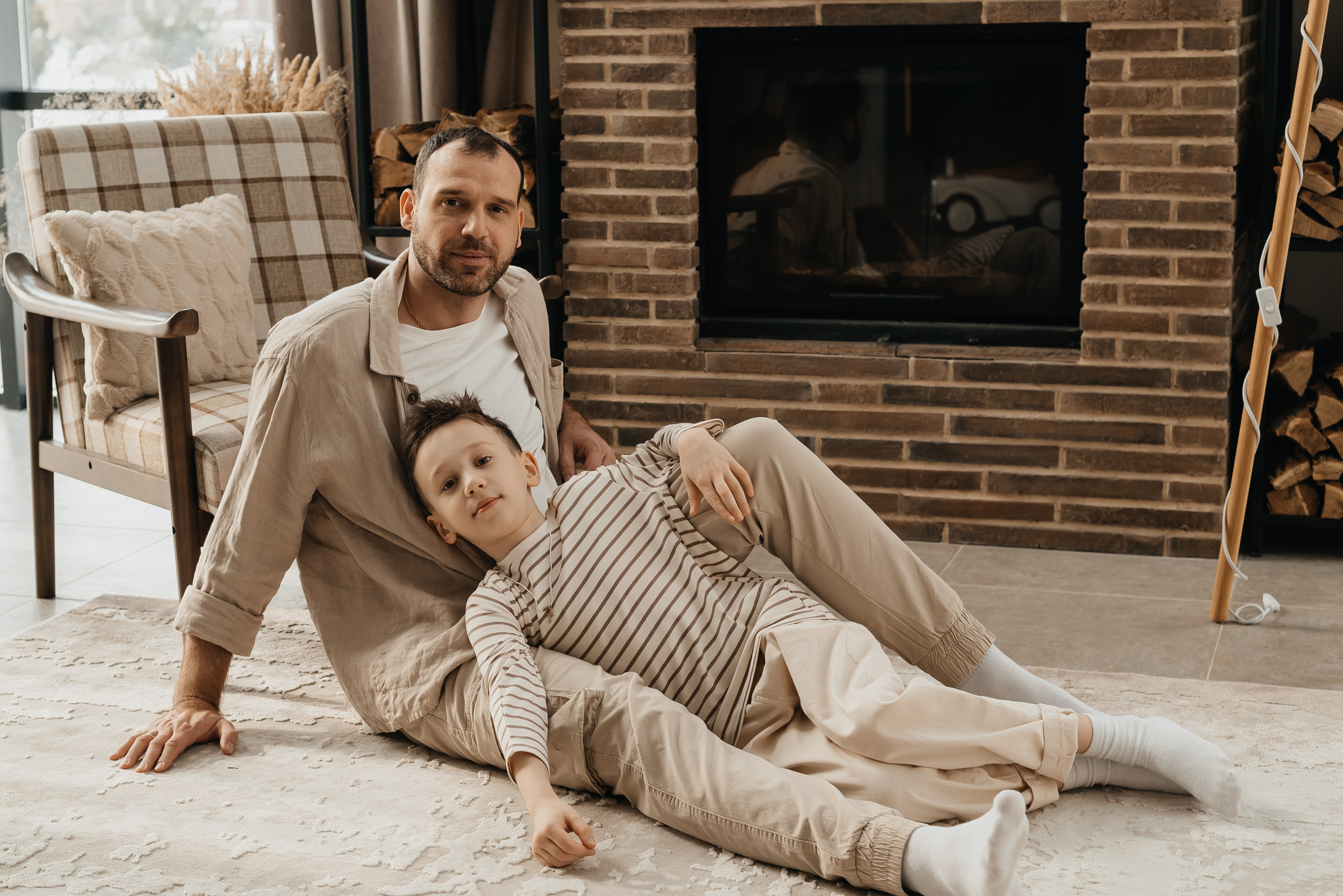 Семейная фотосессия в студии-дом. Семейный и детский фотограф Кущ Наташа