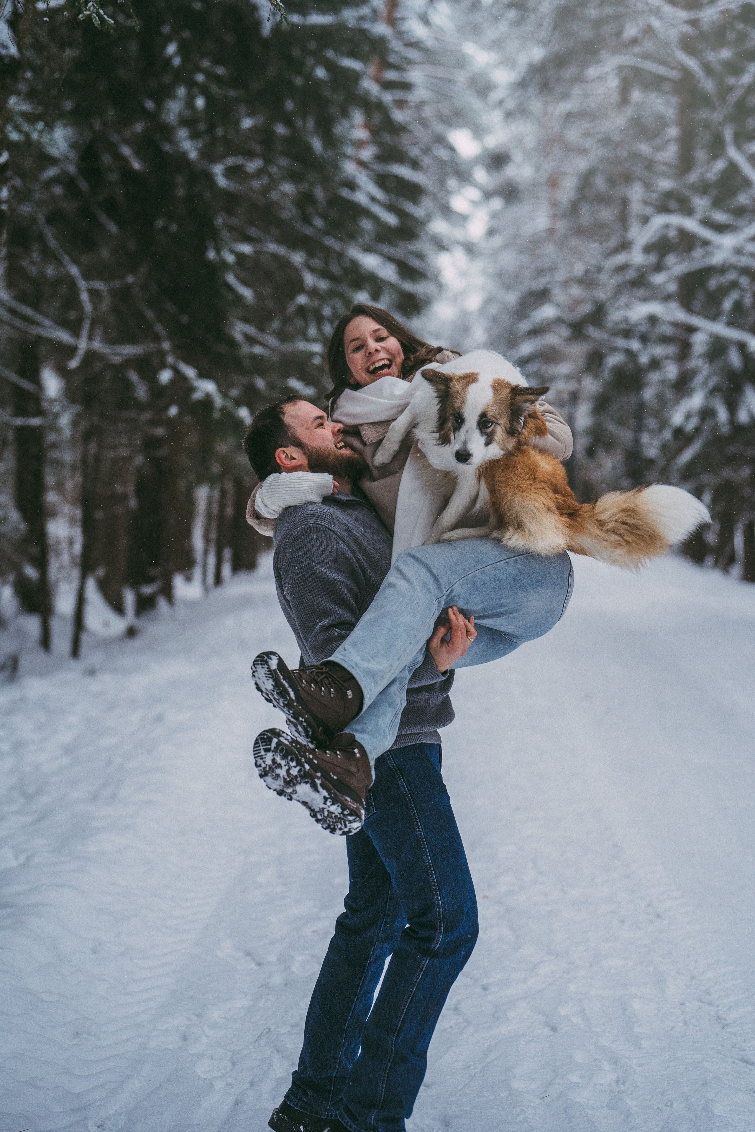Катя, Анатолий и Елай. Фотограф анималист в Москве и Санкт-Петербурге Свиридова Анна