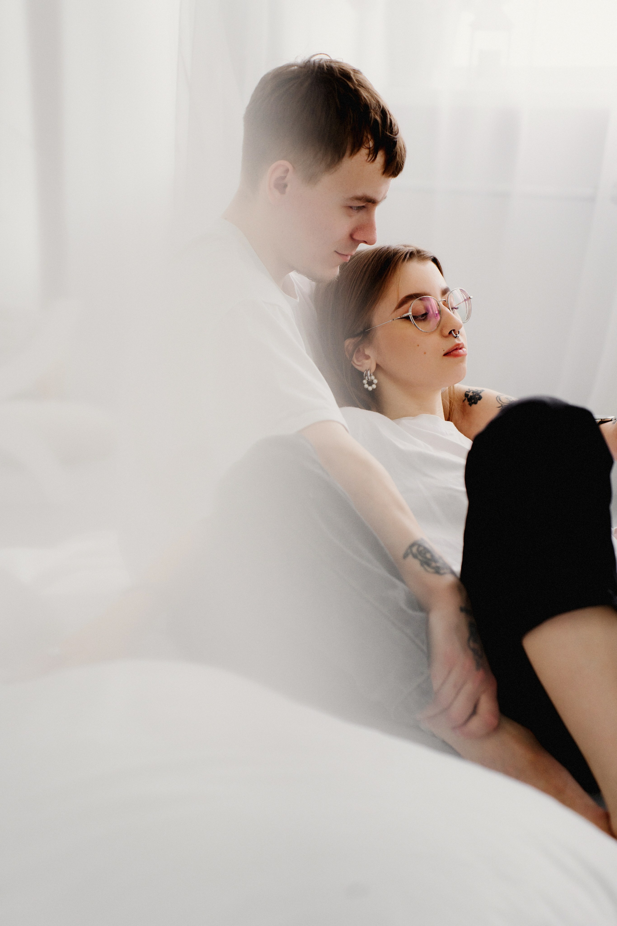 Лера и Леша. Студийная съемка. Яна Орехова. Фотограф в Томске