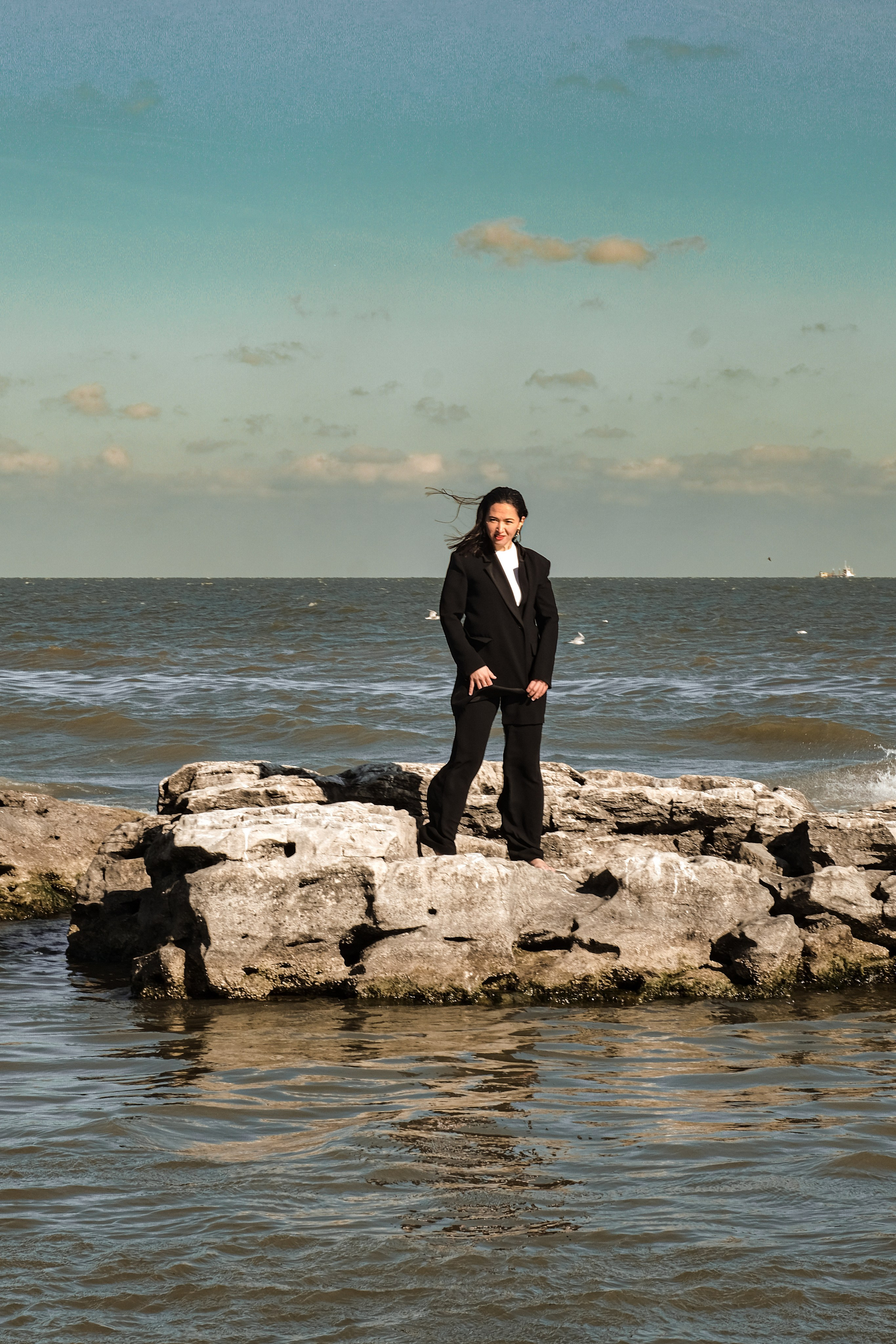 Съемка Джама в море. Контент-фотограф в Махачкале. Марина