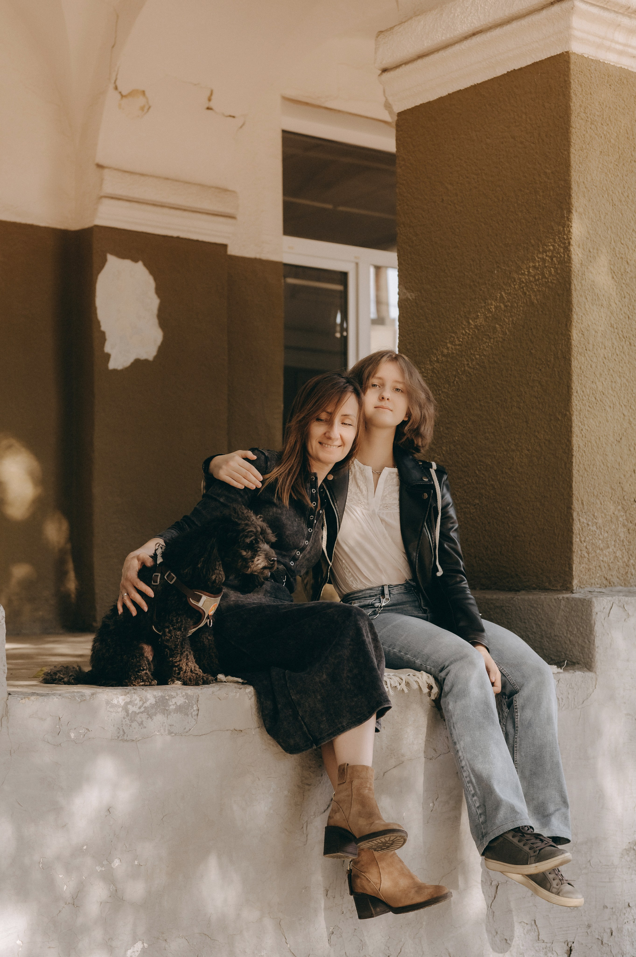 Осенние приключения Чарлика и его хозяек. Фотограф Мария Стрелкова