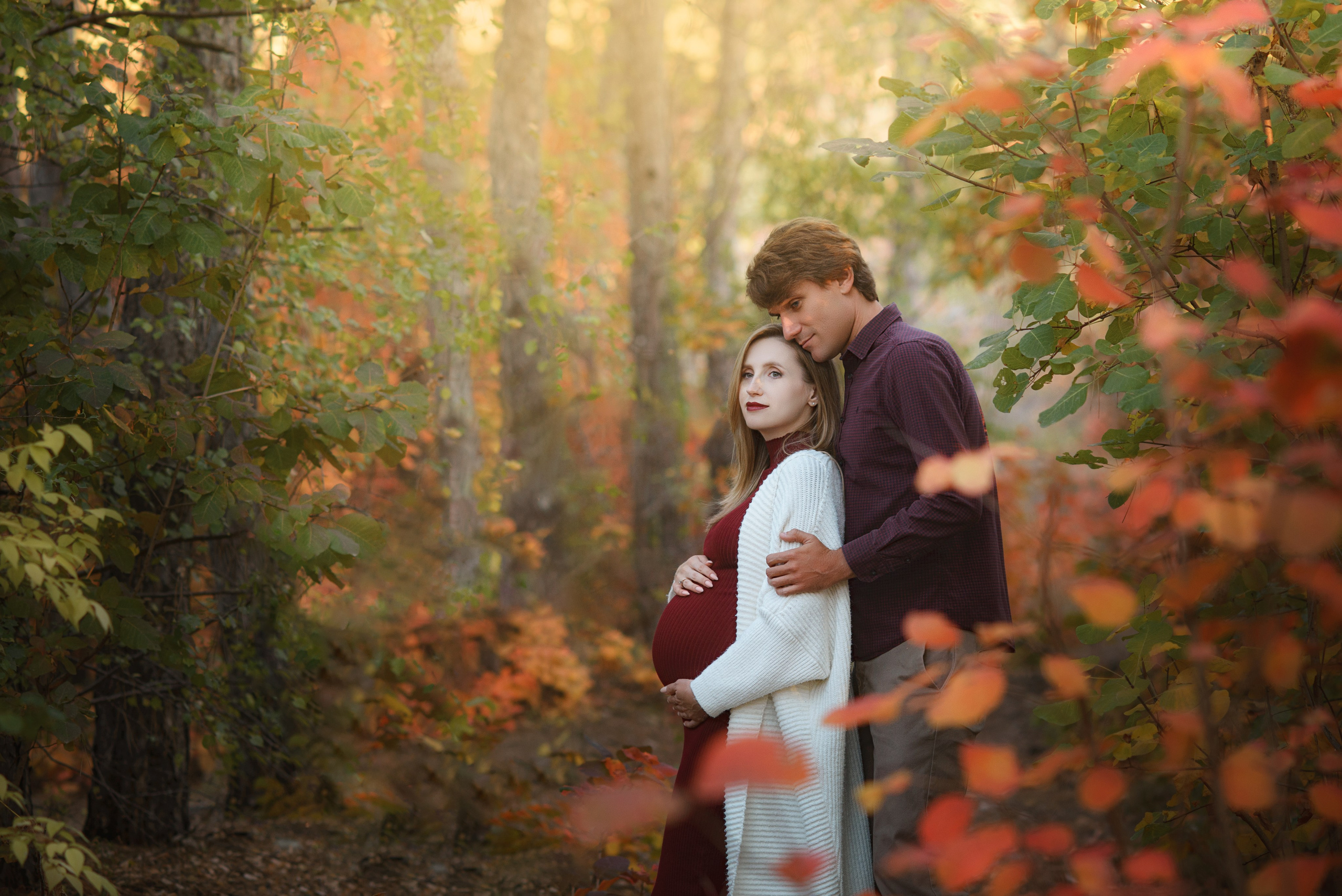 Прогулочная осенняя фотосессия «В ожидании» для Сергея и Татьяны. Фотограф Симферополь Крым Ольга Топоривская