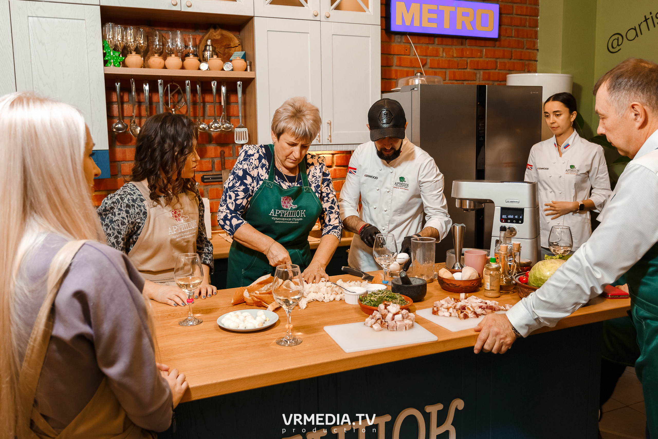 День рождения Ирины в кулинарной студии «Артишок»