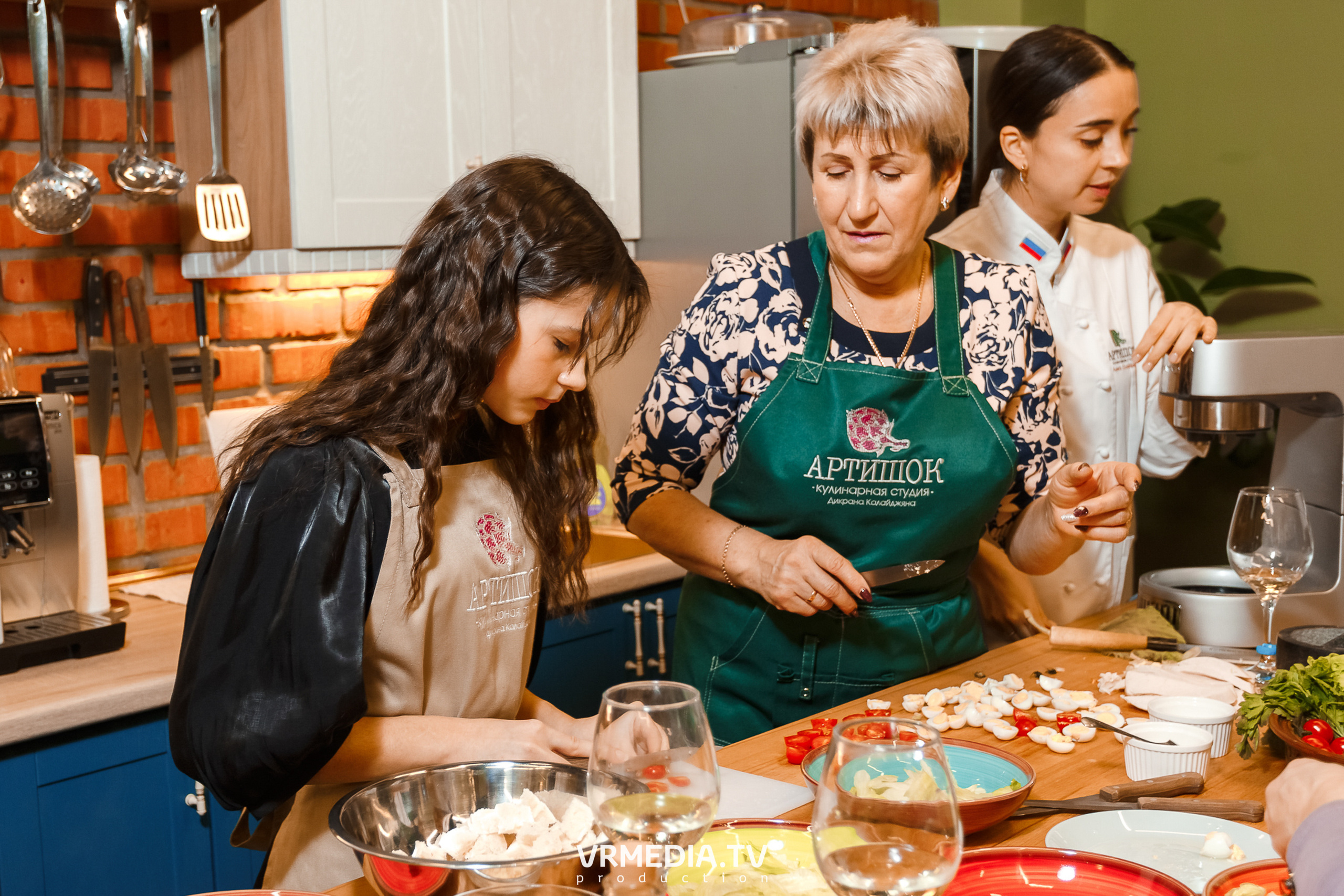 День рождения Ирины в кулинарной студии «Артишок»