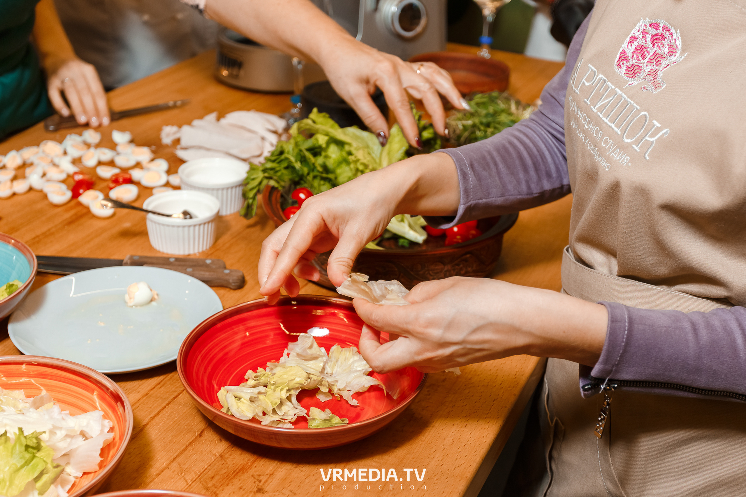 День рождения Ирины в кулинарной студии «Артишок»