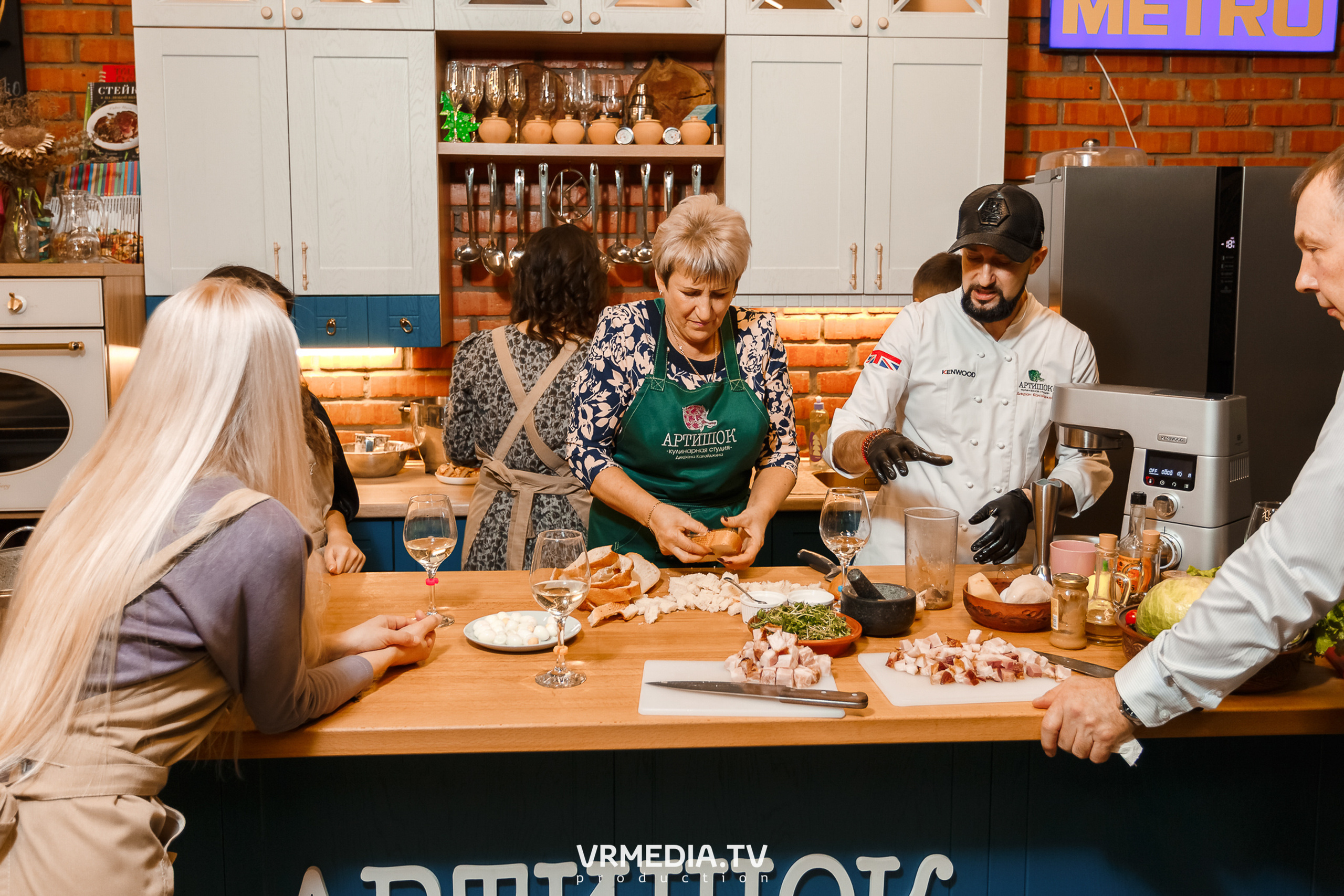 День рождения Ирины в кулинарной студии «Артишок»