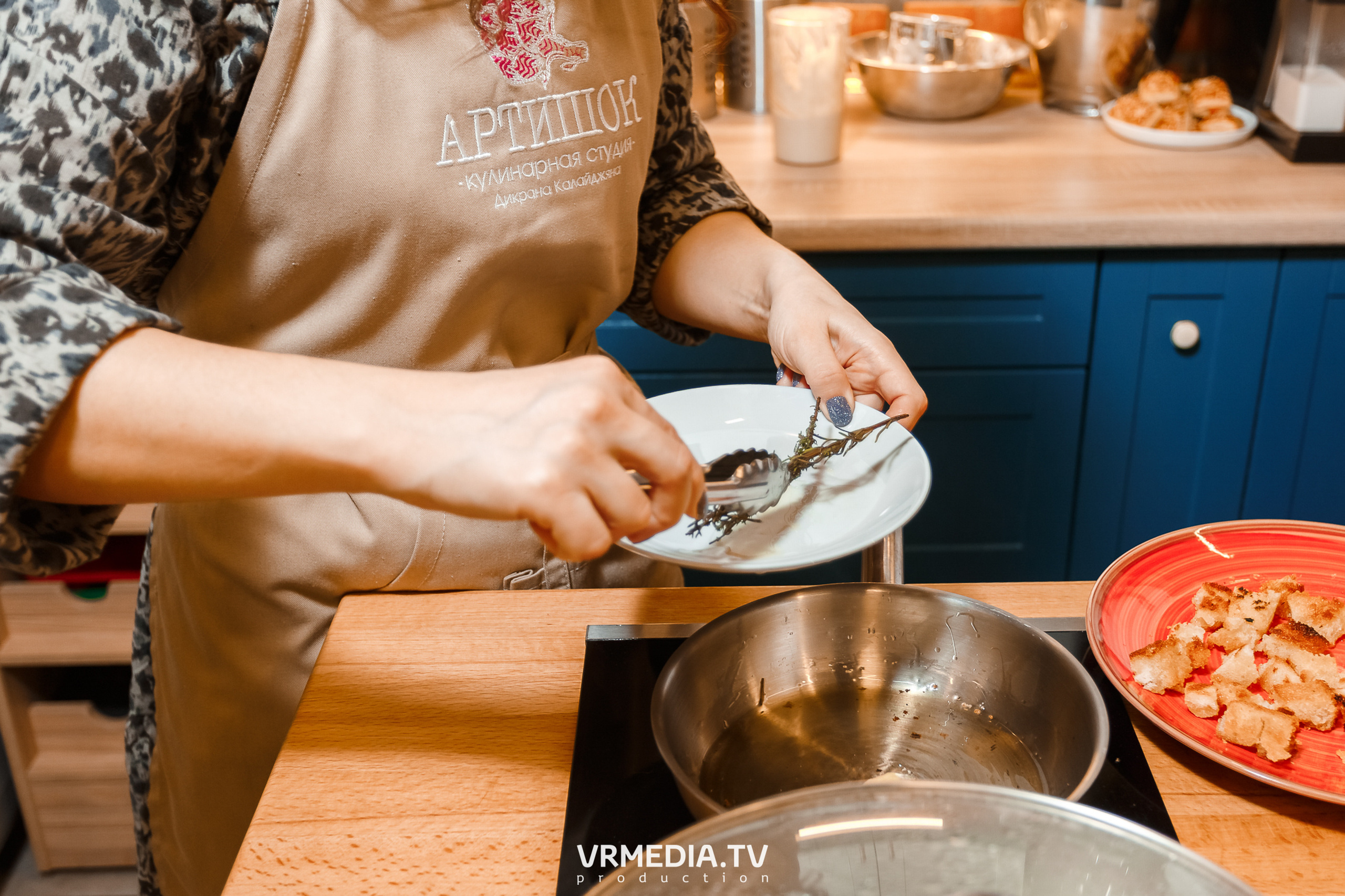 День рождения Ирины в кулинарной студии «Артишок»