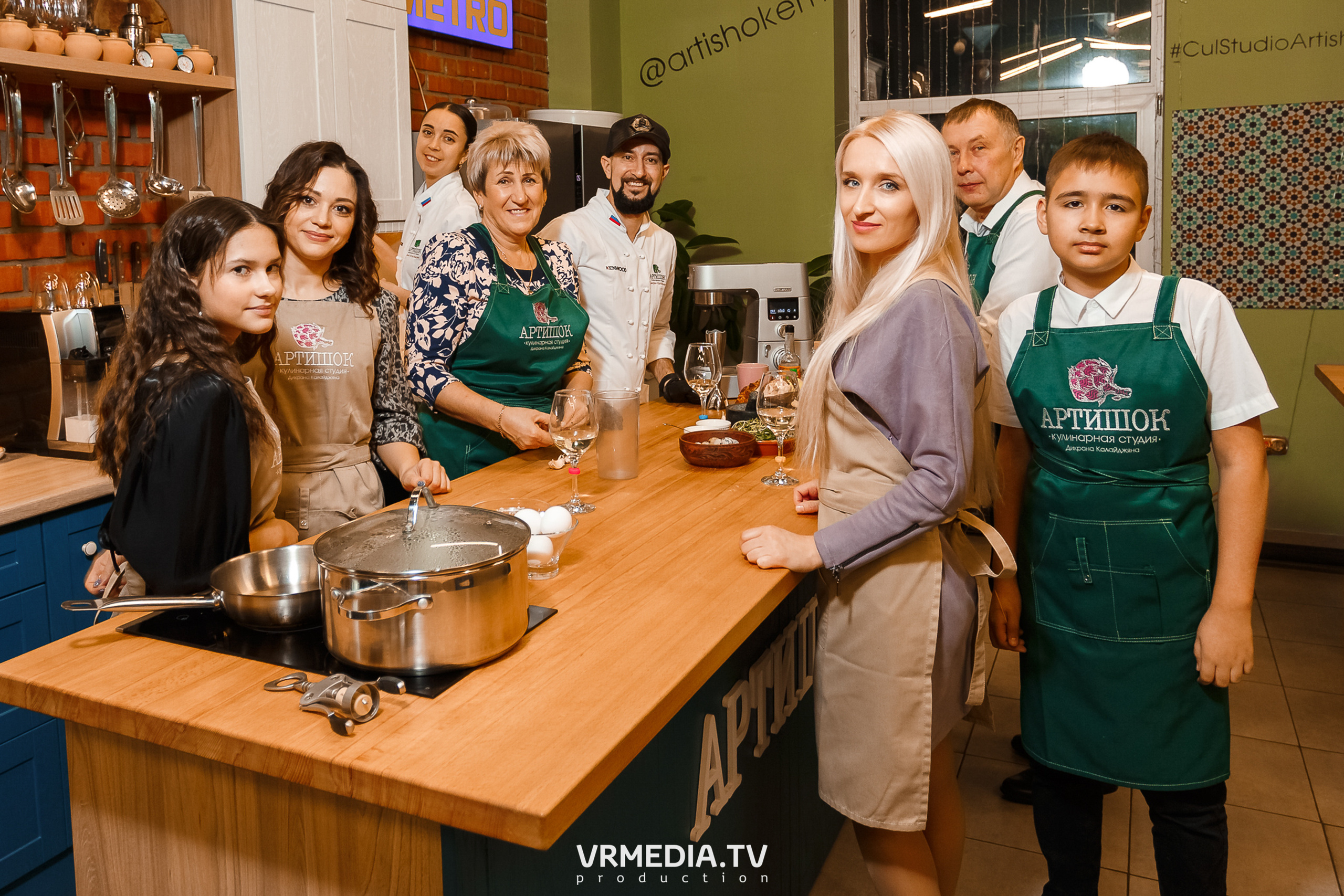 День рождения Ирины в кулинарной студии «Артишок»